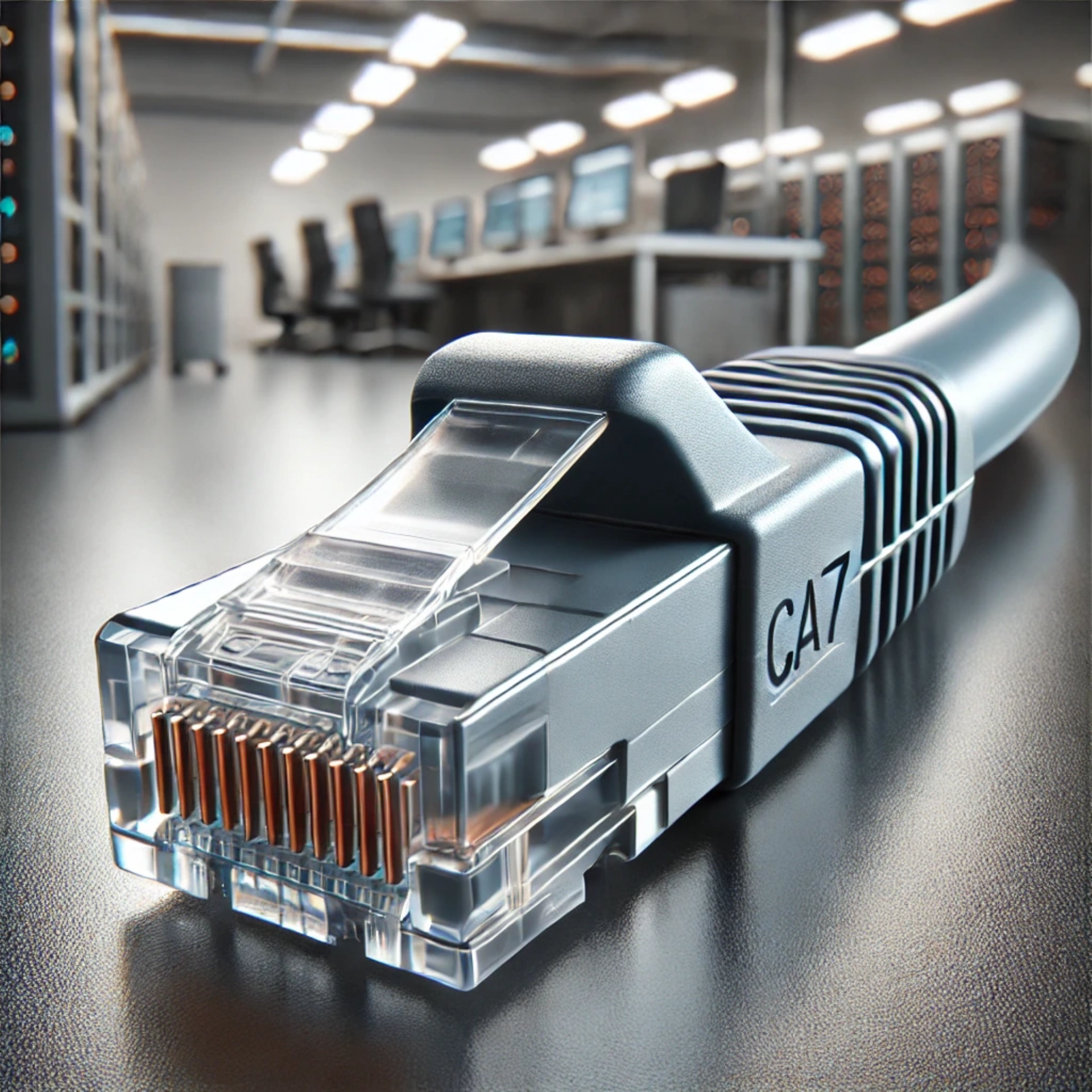 CAT7 Patch Kablo - 10 metre, Gri