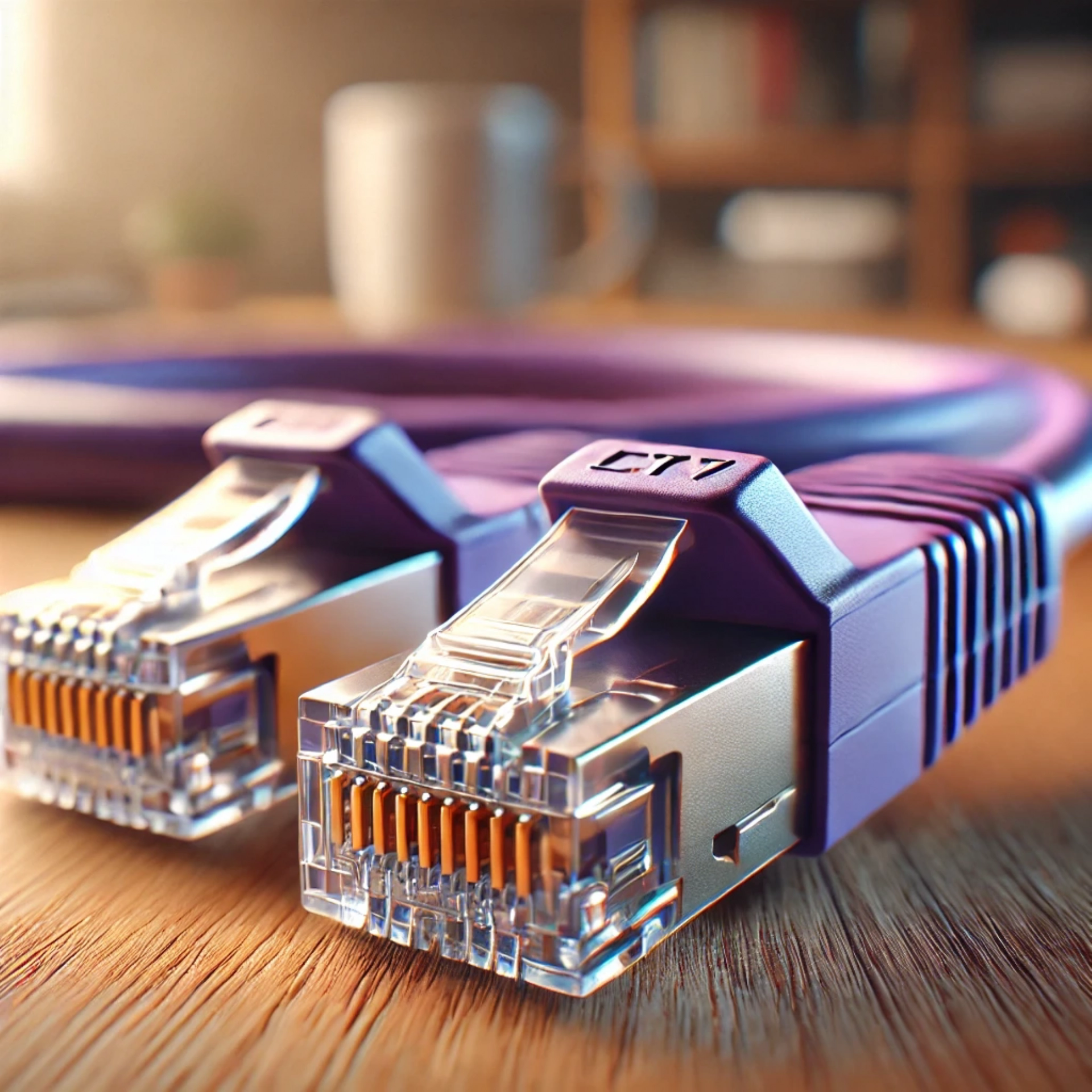 CAT7 Patch Kablo - 10metre, Mor