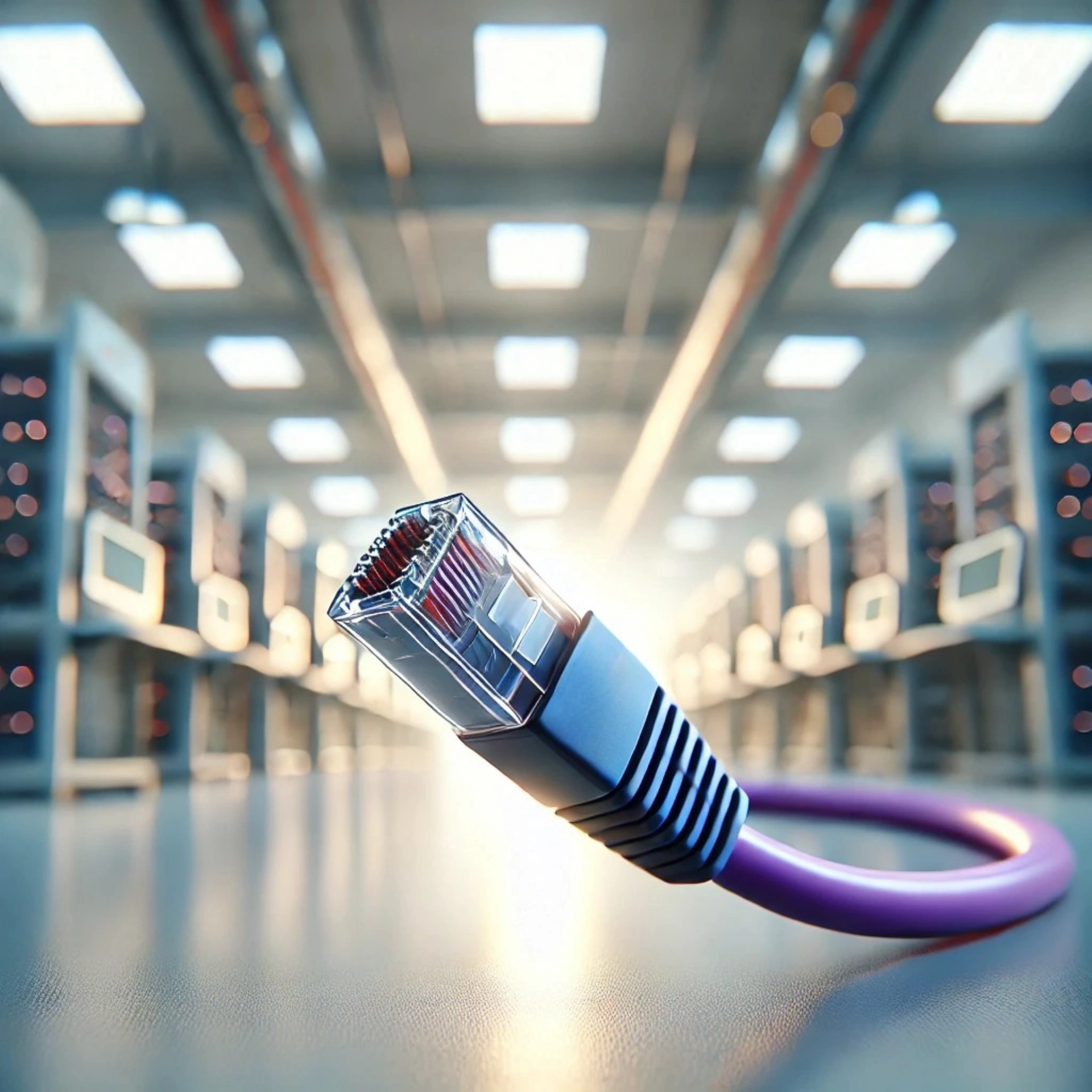 CAT6A S/UTP Patch Kablo - 10 metre, Mor