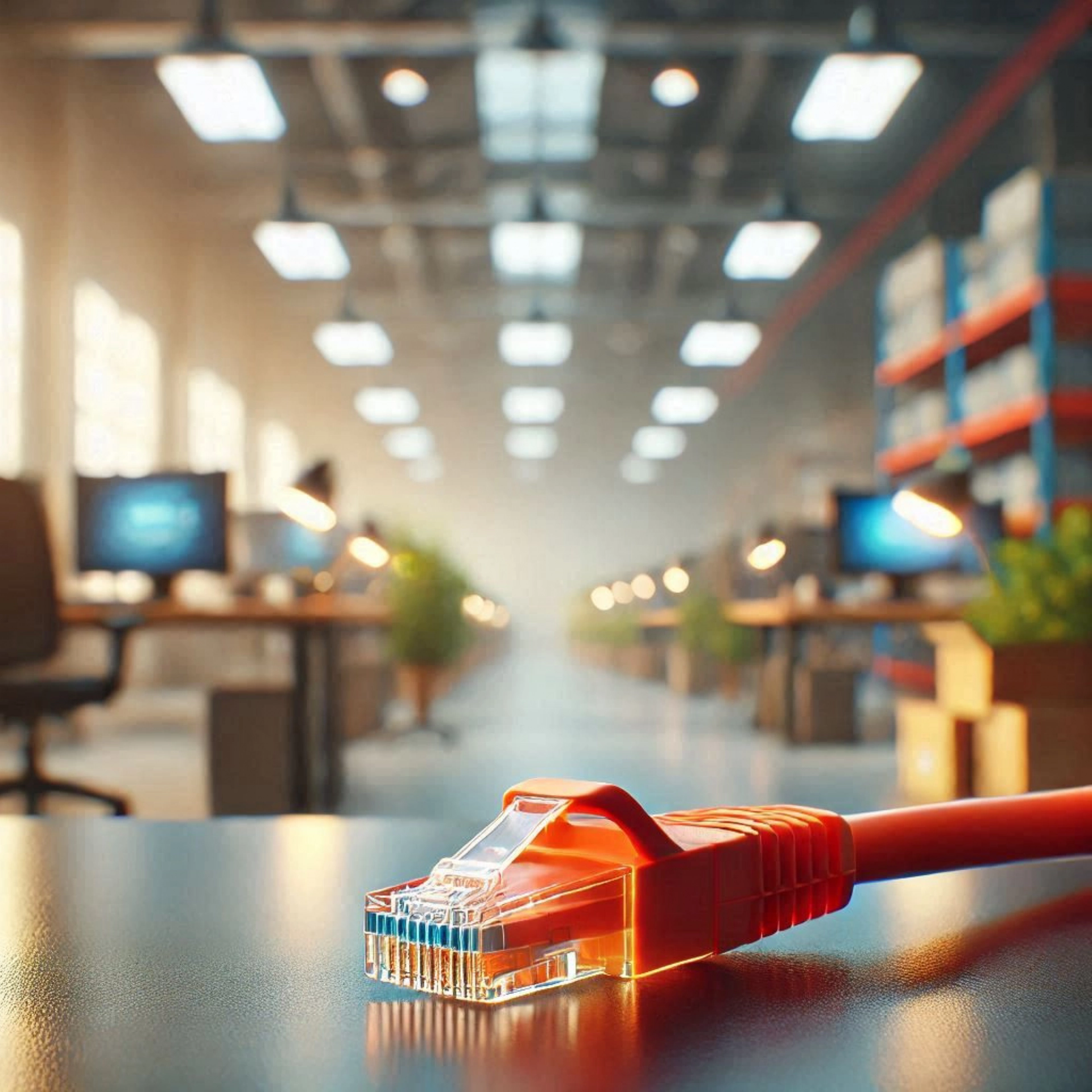 CAT6A F/UTP Patch Kablo - 10 metre, Turuncu