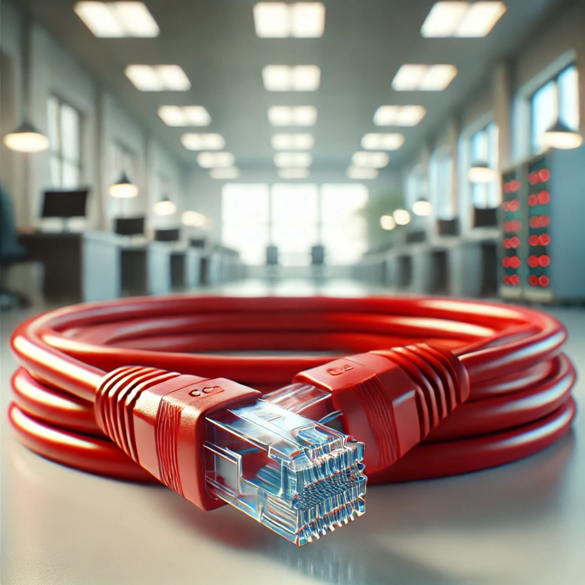 CAT6A SF/UTP Patch Kablo - 15 metre, Kırmızı