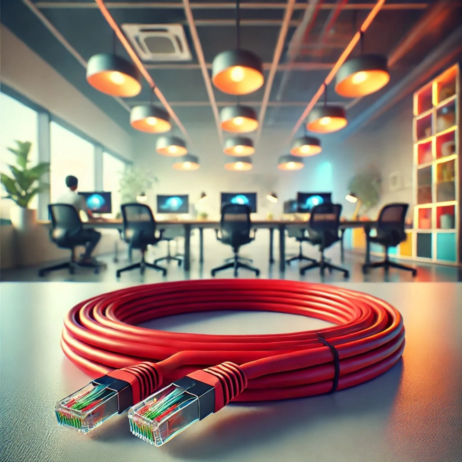 CAT6A U/FTP Patch Kablo - 15 metre, Kırmızı