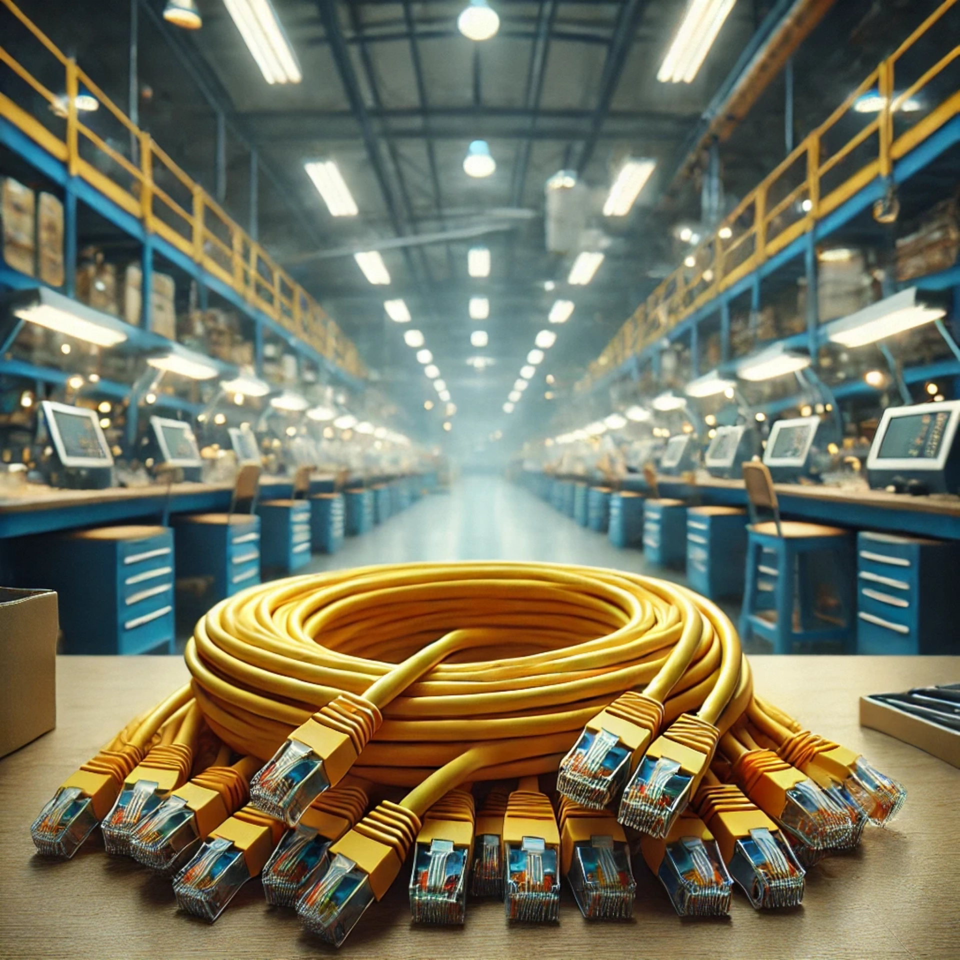 CAT6A S/UTP Patch Kablo - 15 metre, Sarı