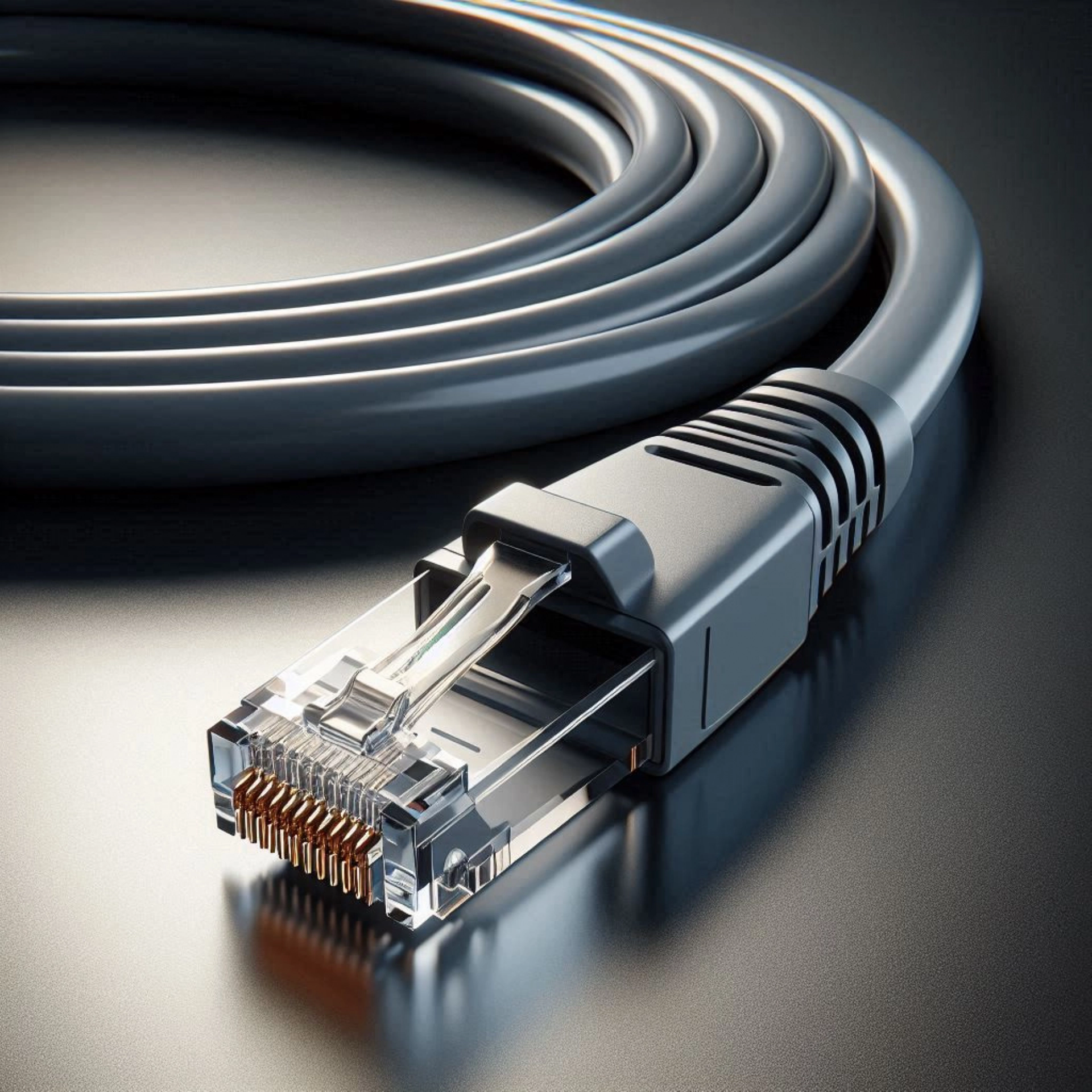 CAT7 Patch Kablo - 1 metre, Gri