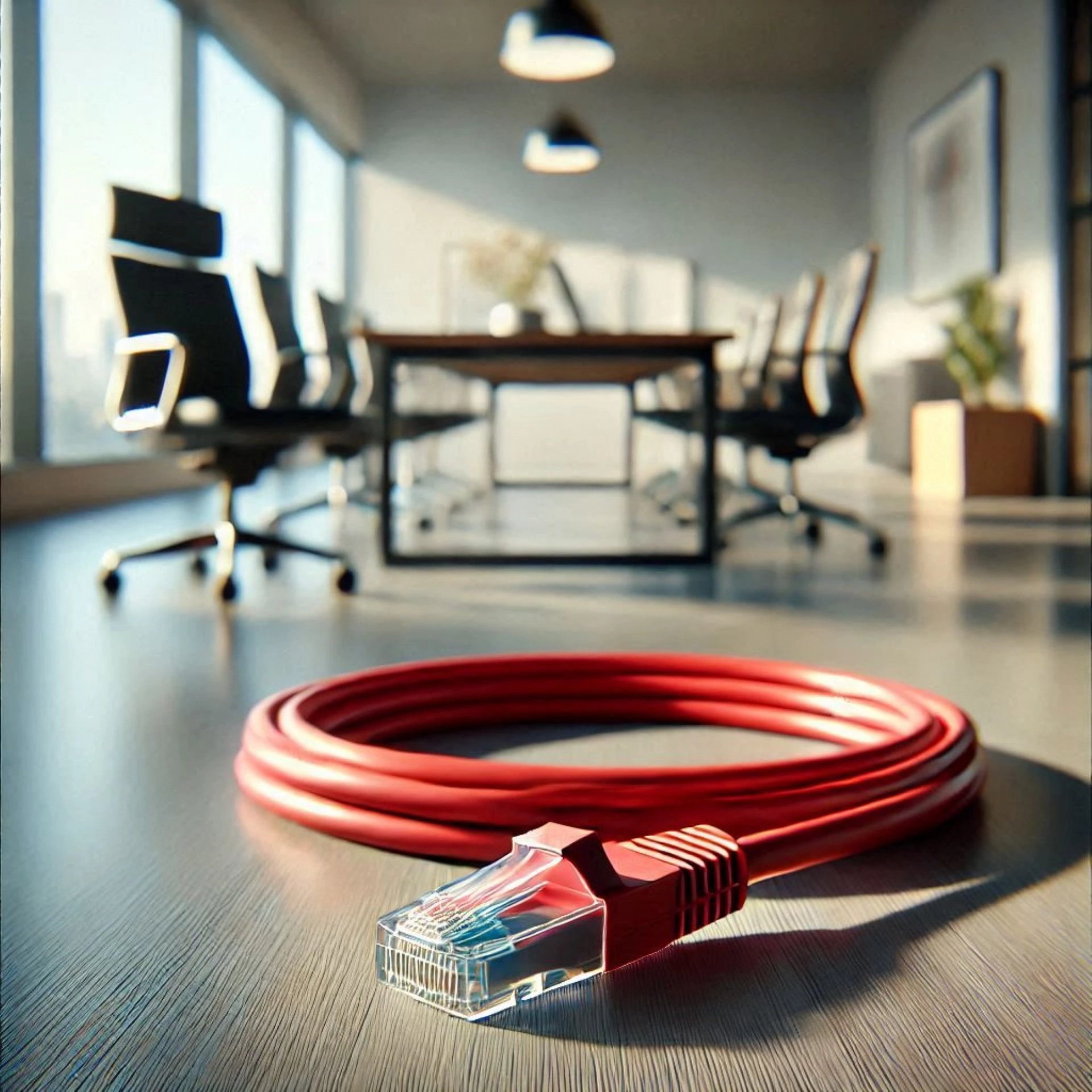 CAT6A U/UTP Patch Kablo - 1 metre, Kırmızı