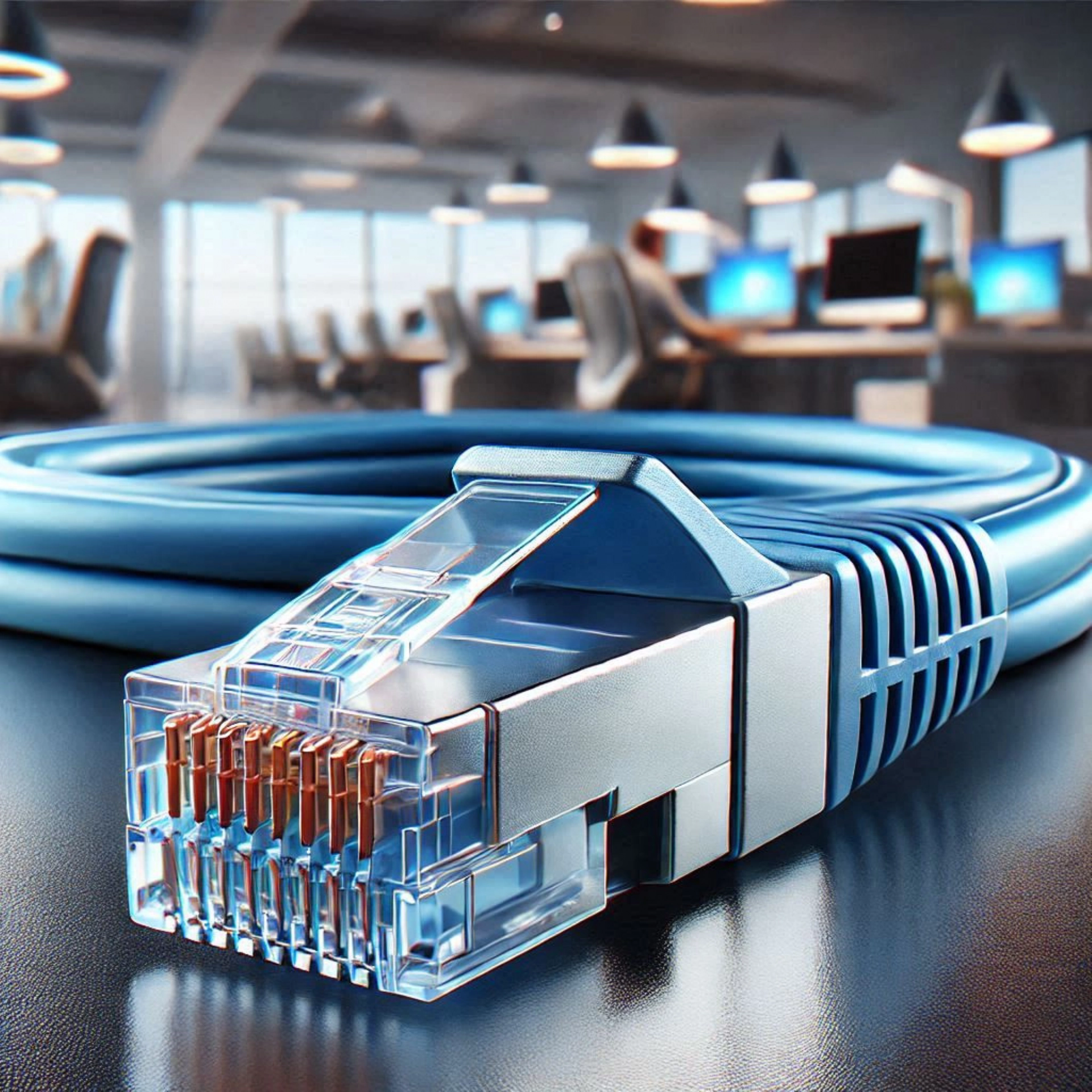 CAT7 Patch Kablo - 1 metre, Mavi