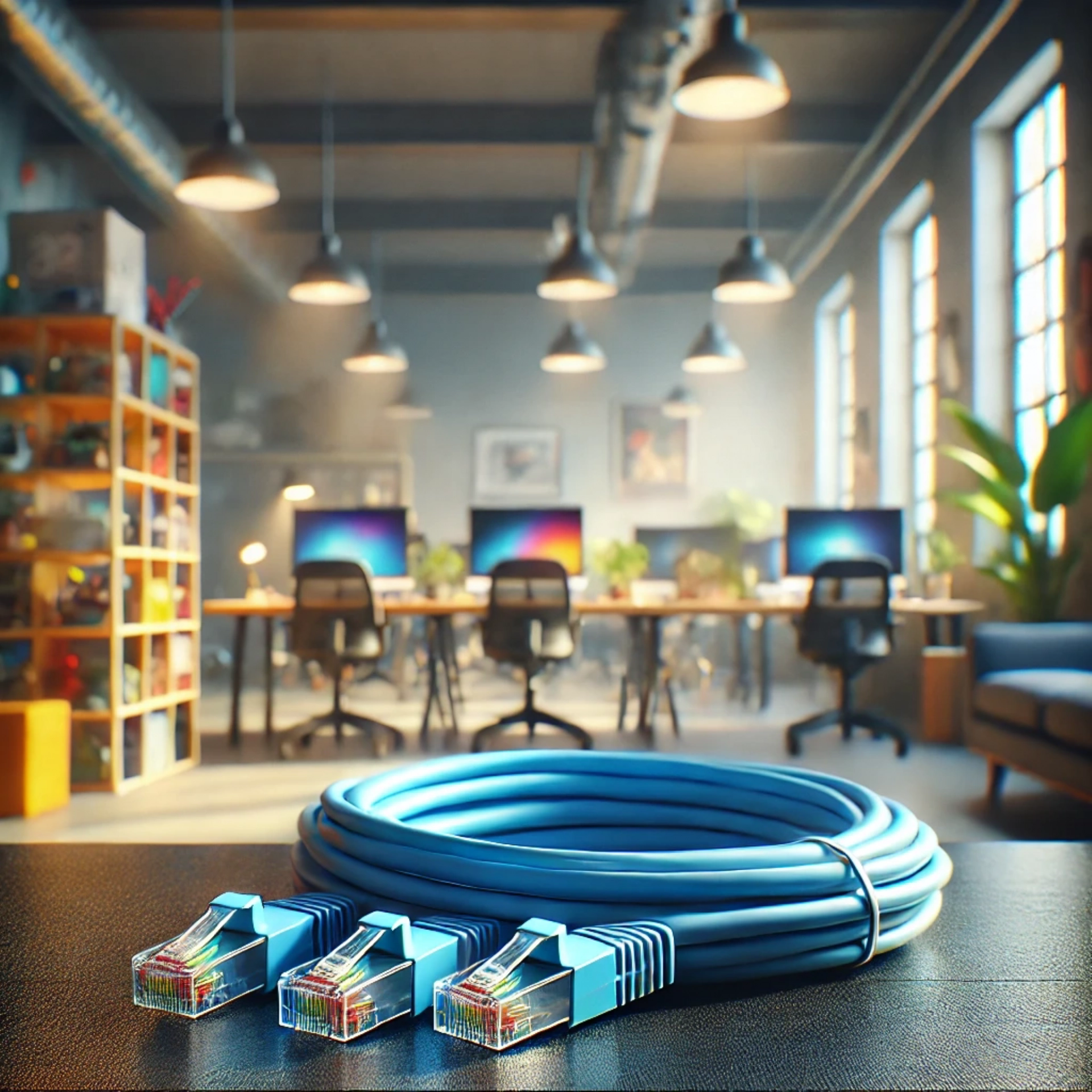 CAT6A S/UTP Patch Kablo - 1 metre, Mavi