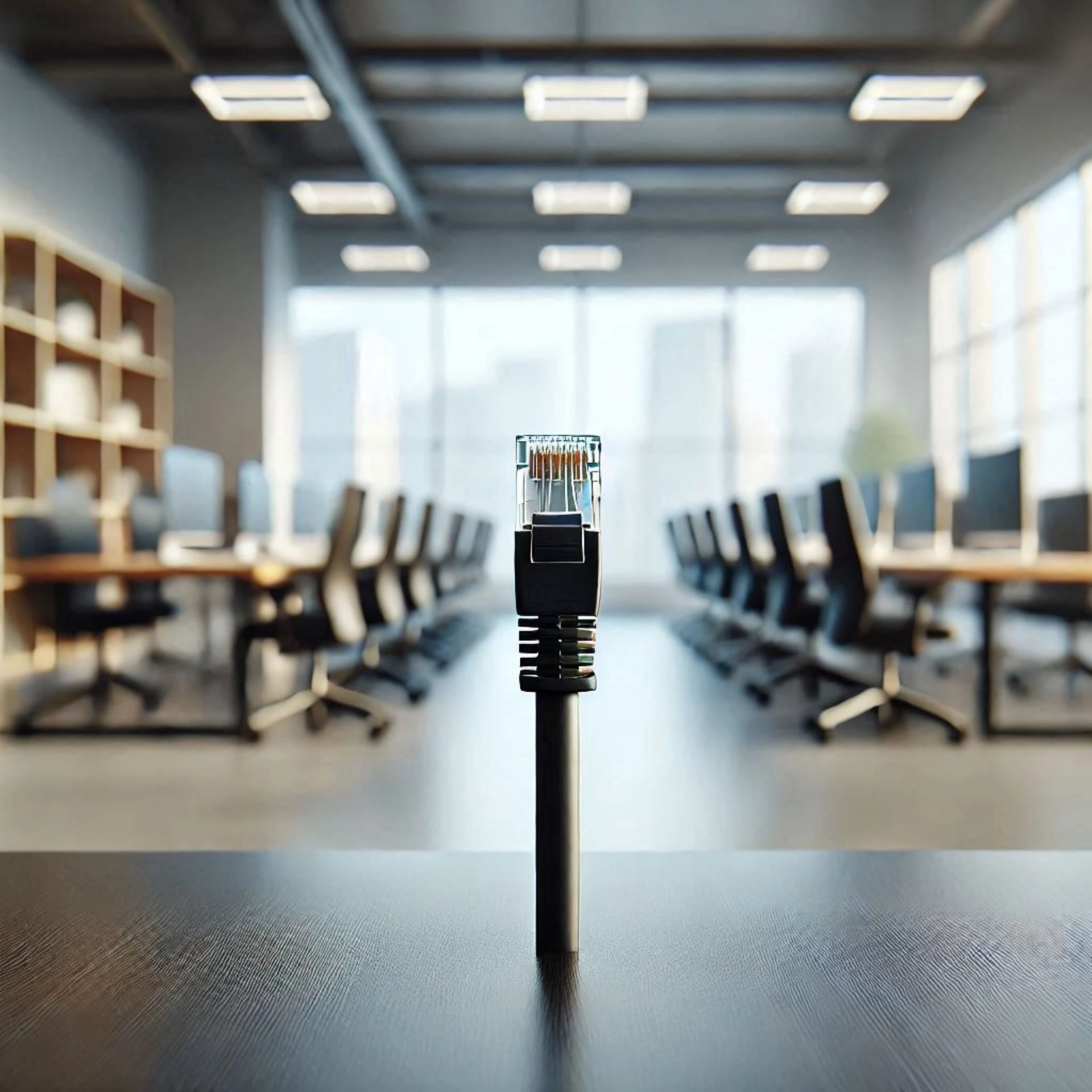 CAT6A U/FTP Patch Kablo - 1 metre, Siyah