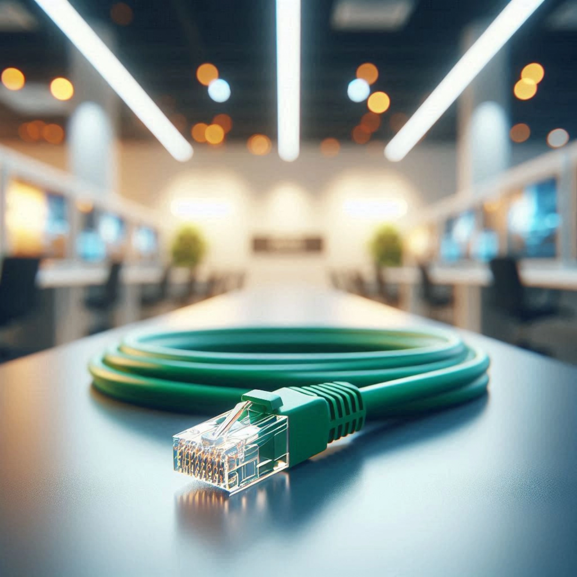 CAT7 Patch Kablo - 1 metre, Yeşil