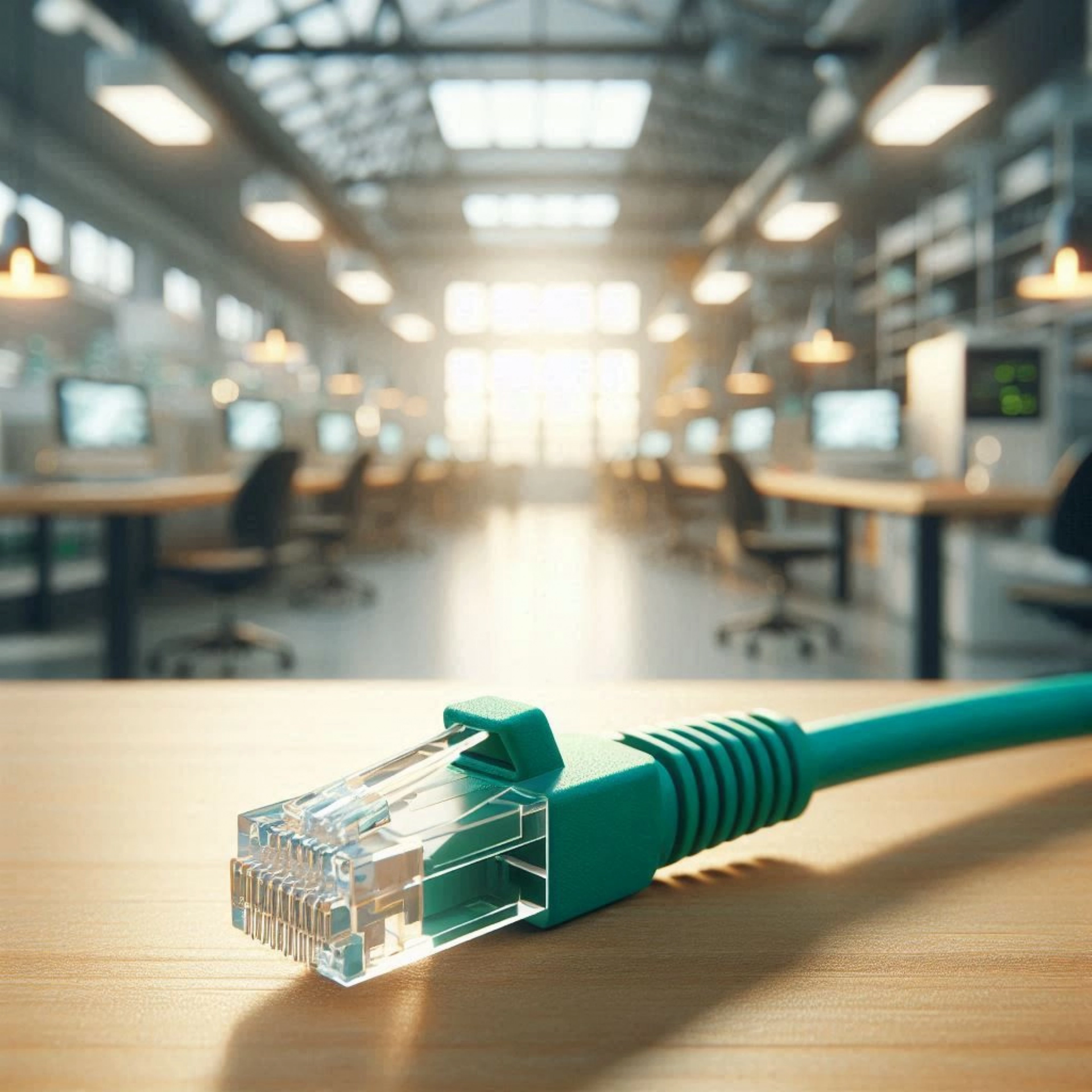 CAT6A S/FTP Patch Kablo - 1 metre, Yeşil