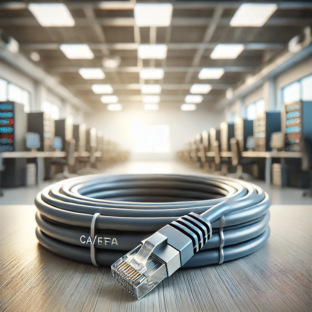 CAT6A F/FTP Patch Kablo - 20cm, Gri