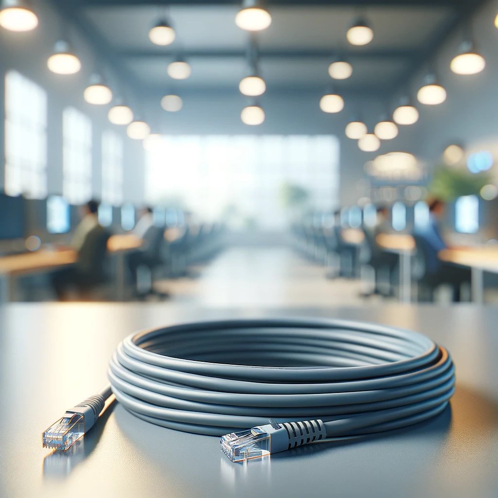 CAT6A U/UTP Patch Kablo - 20cm, Gri