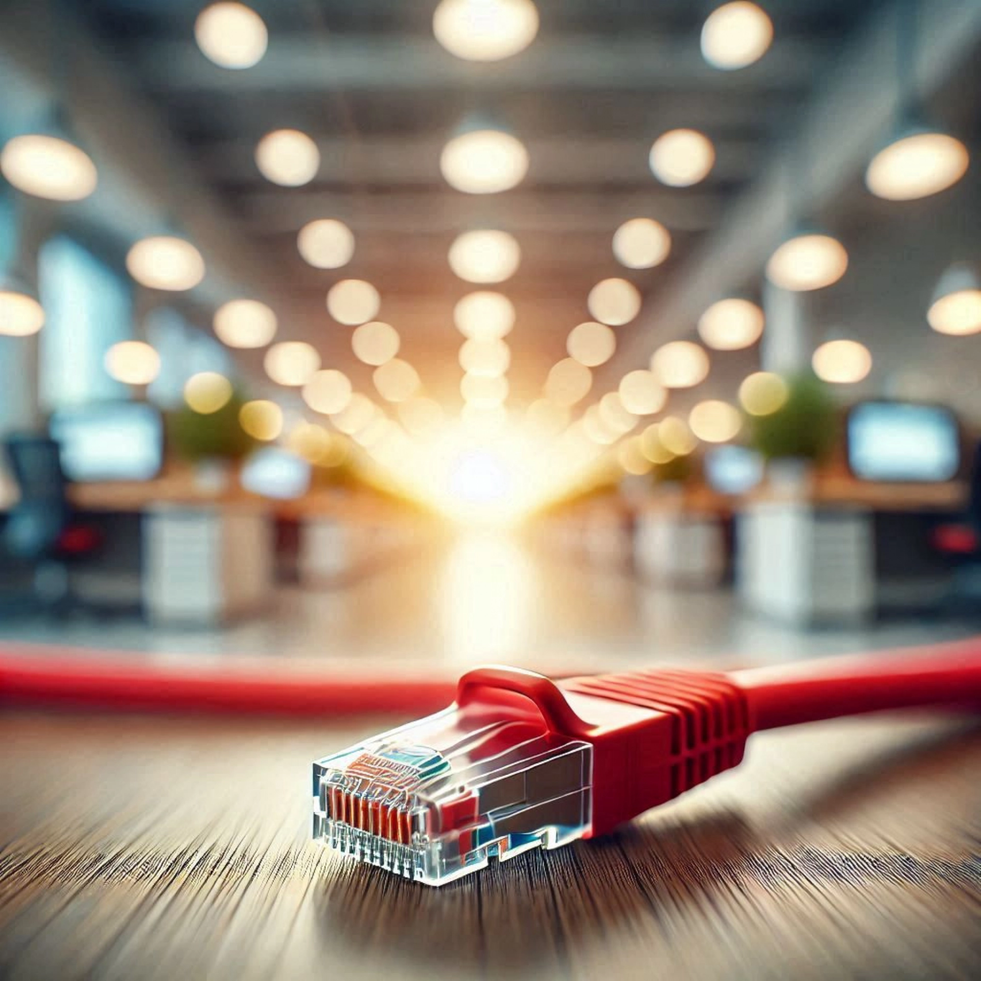 CAT6A F/UTP Patch Kablo - 20cm, Kırmızı