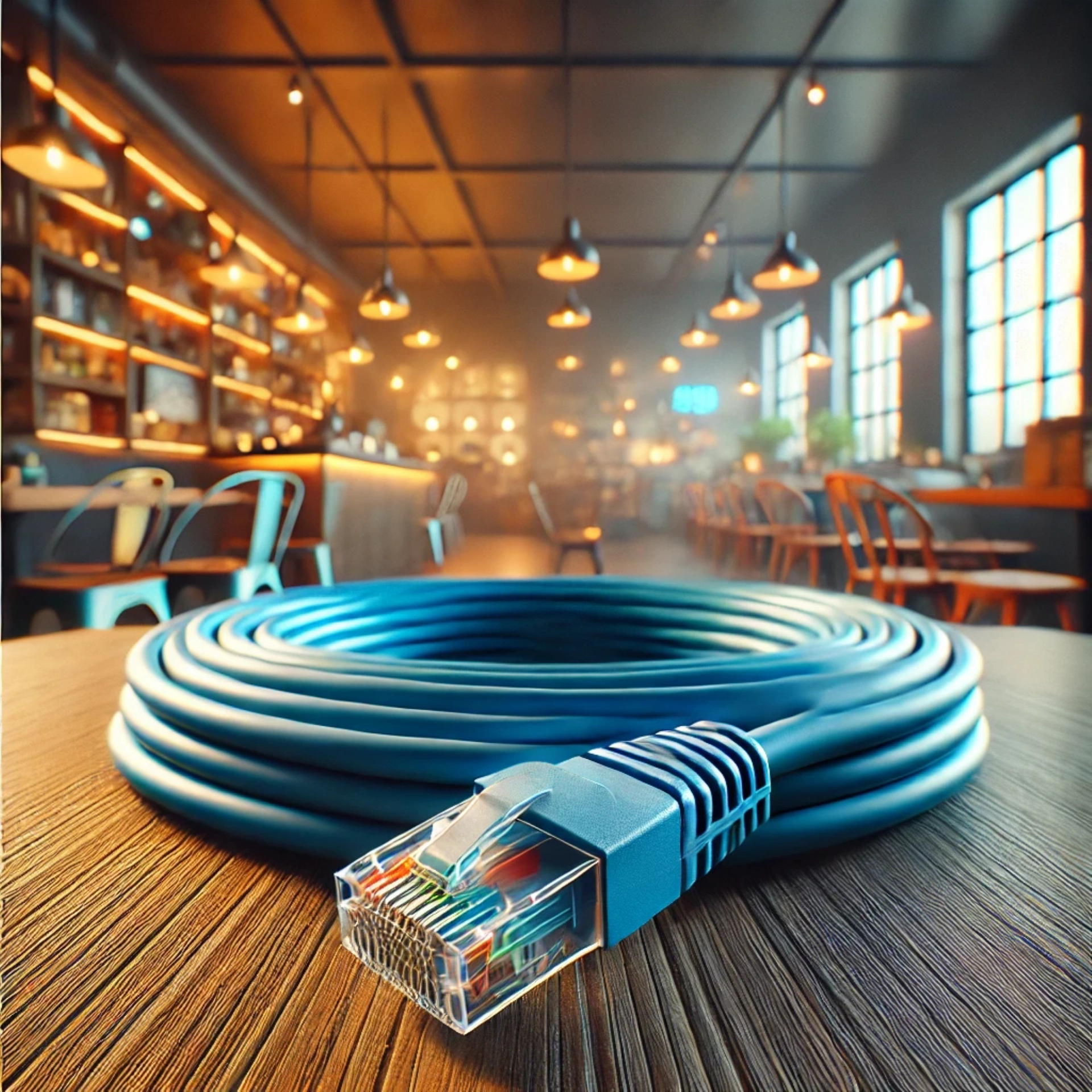 CAT6A S/UTP Patch Kablo - 20cm, Mavi