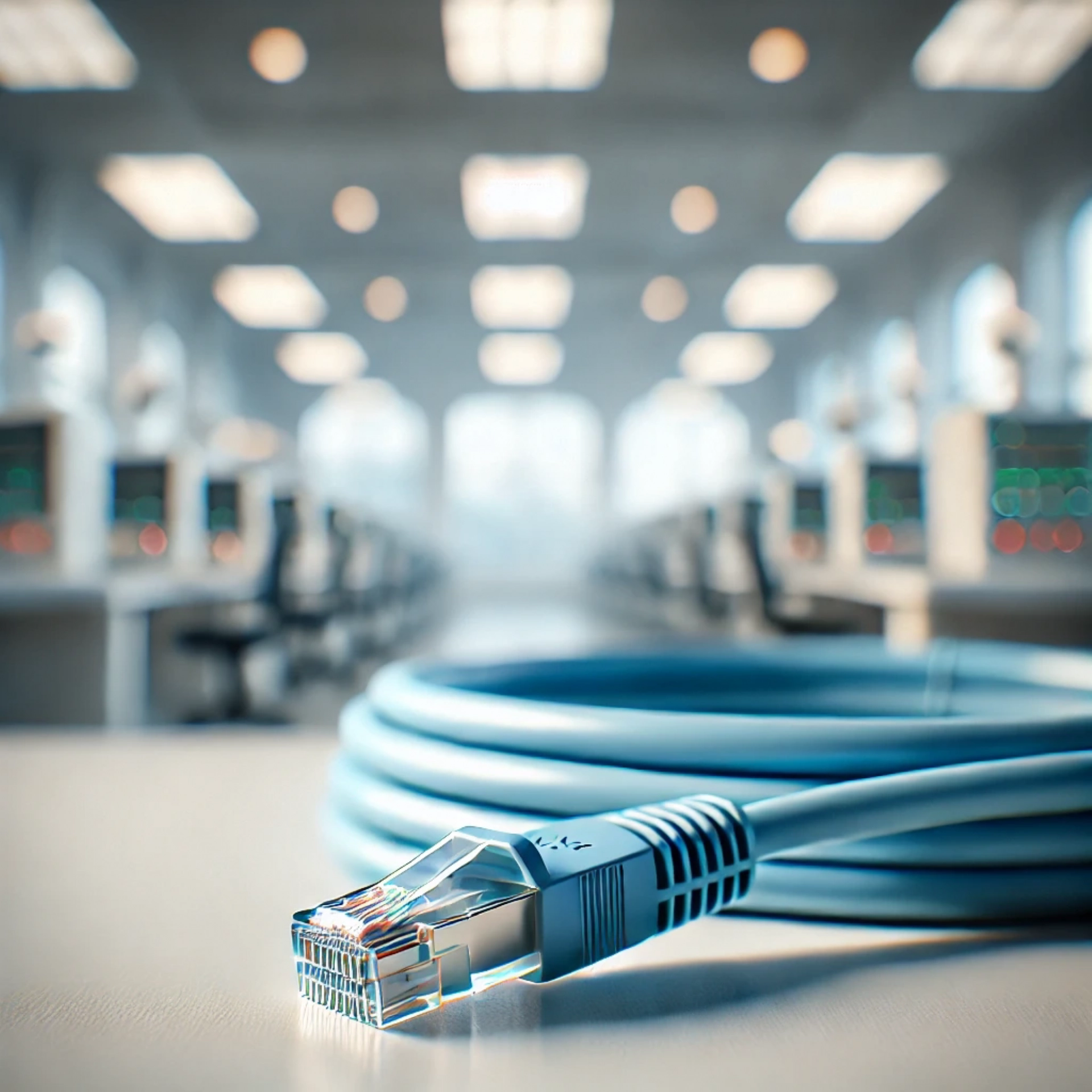 CAT6A U/FTP Patch Kablo - 20cm, Mavi