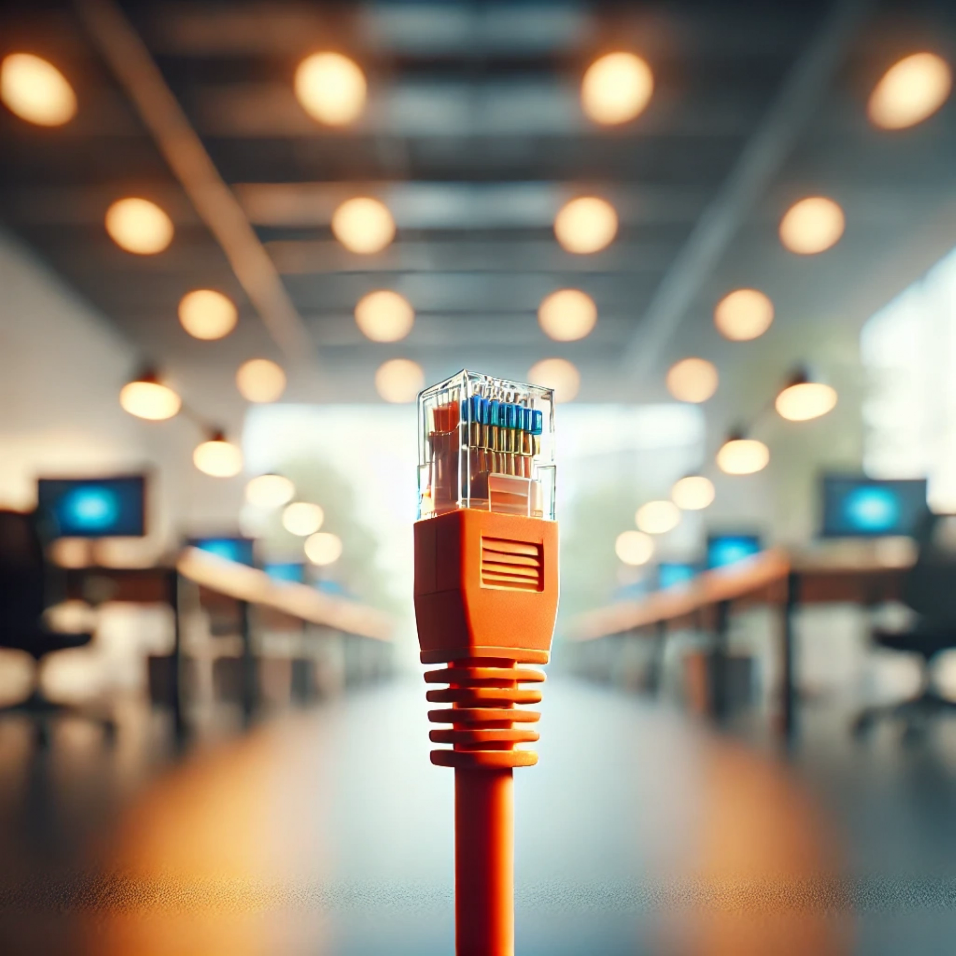 CAT6A S/UTP Patch Kablo - 20cm, Turuncu