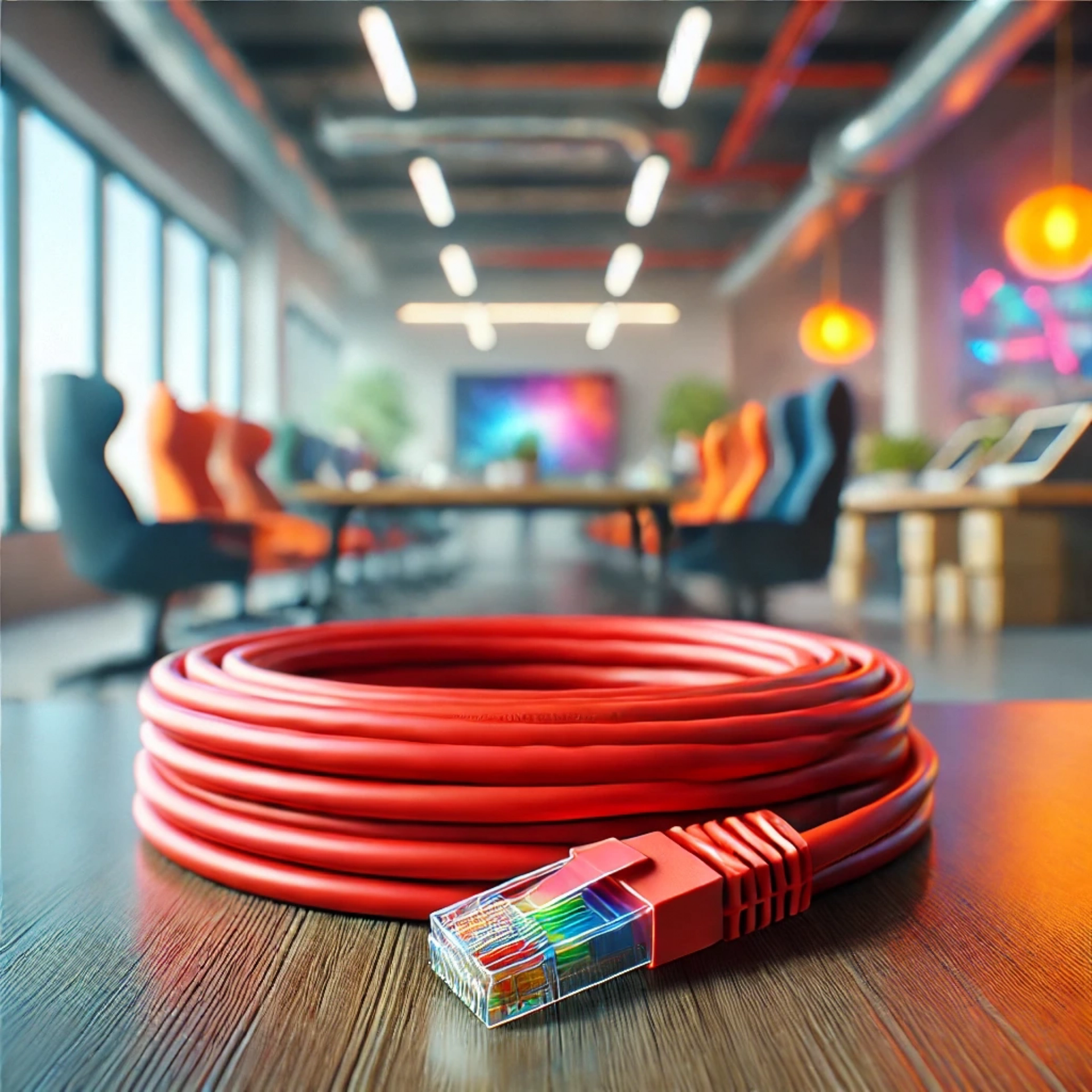 CAT6A F/FTP Patch Kablo - 20 metre, Kırmızı