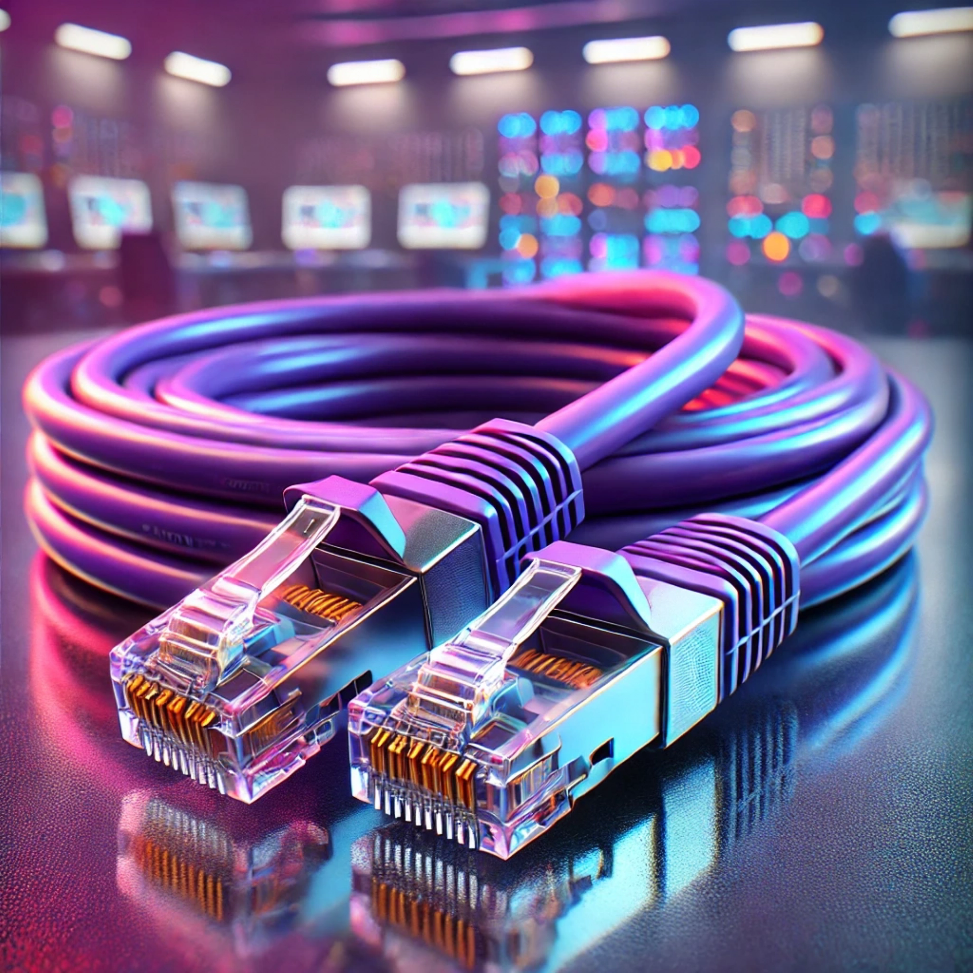 CAT7 Patch Kablo - 20 metre, Mor