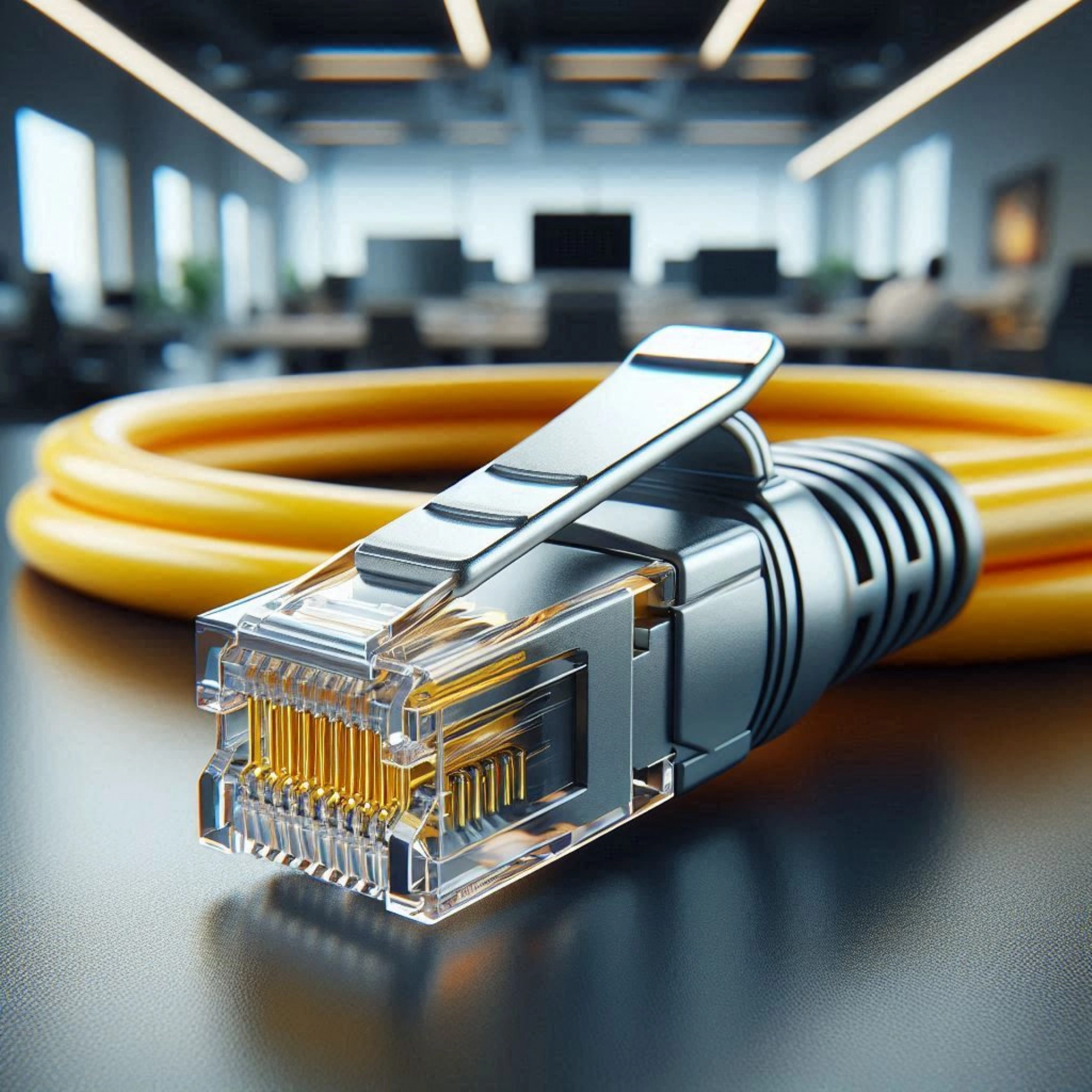 CAT7 Patch Kablo - 20 metre, Sarı