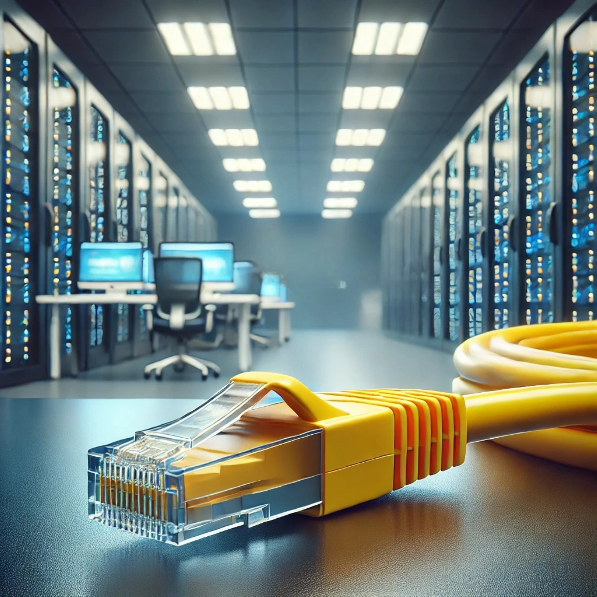 CAT6A S/UTP Patch Kablo - 20 metre, Sarı