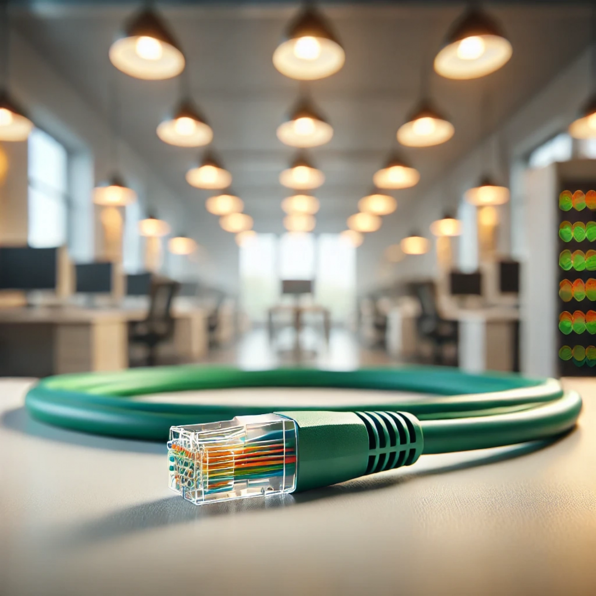 CAT6A F/FTP Patch Kablo - 20 metre, Yeşil