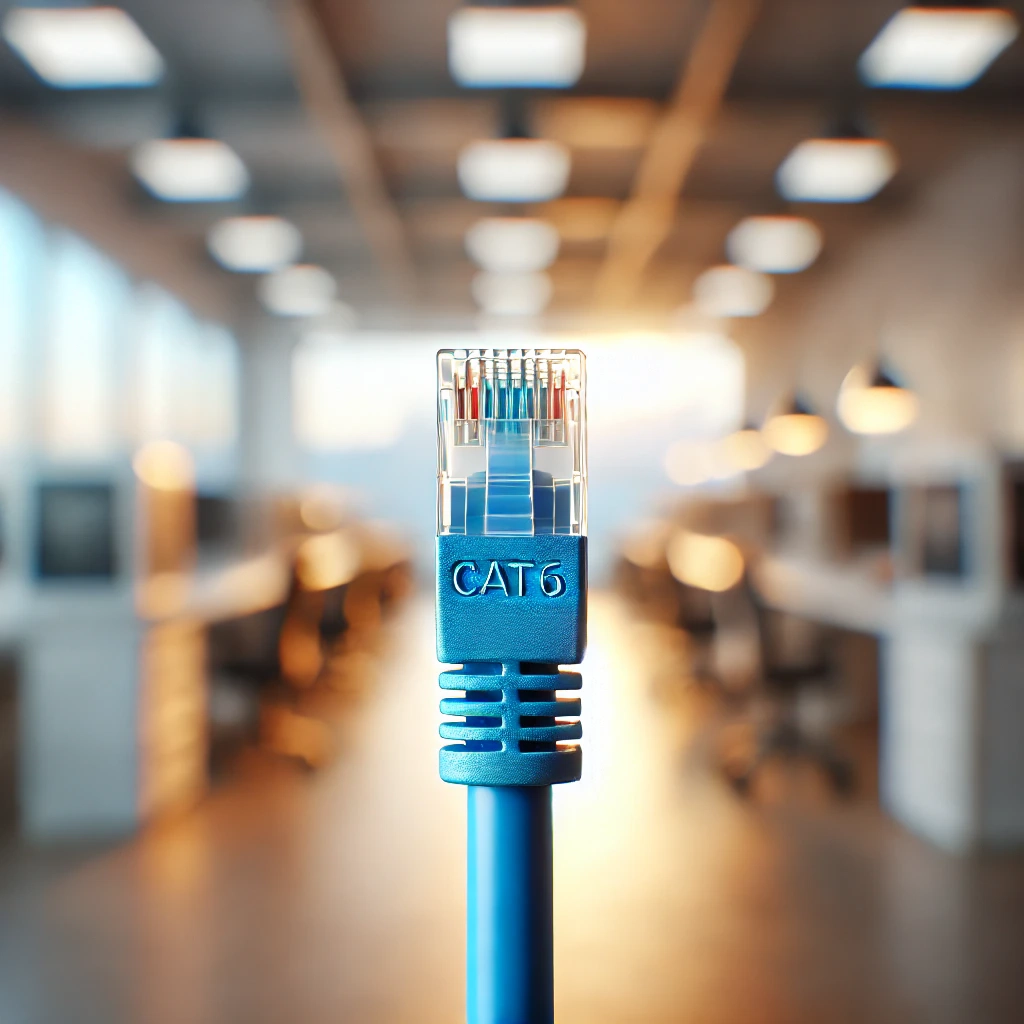 CAT6 Patch Kablo, 25cm, Mavi