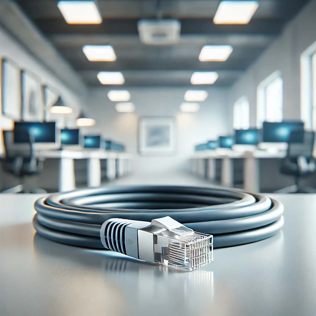 CAT6A SF/UTP Patch Kablo - 25cm, Gri