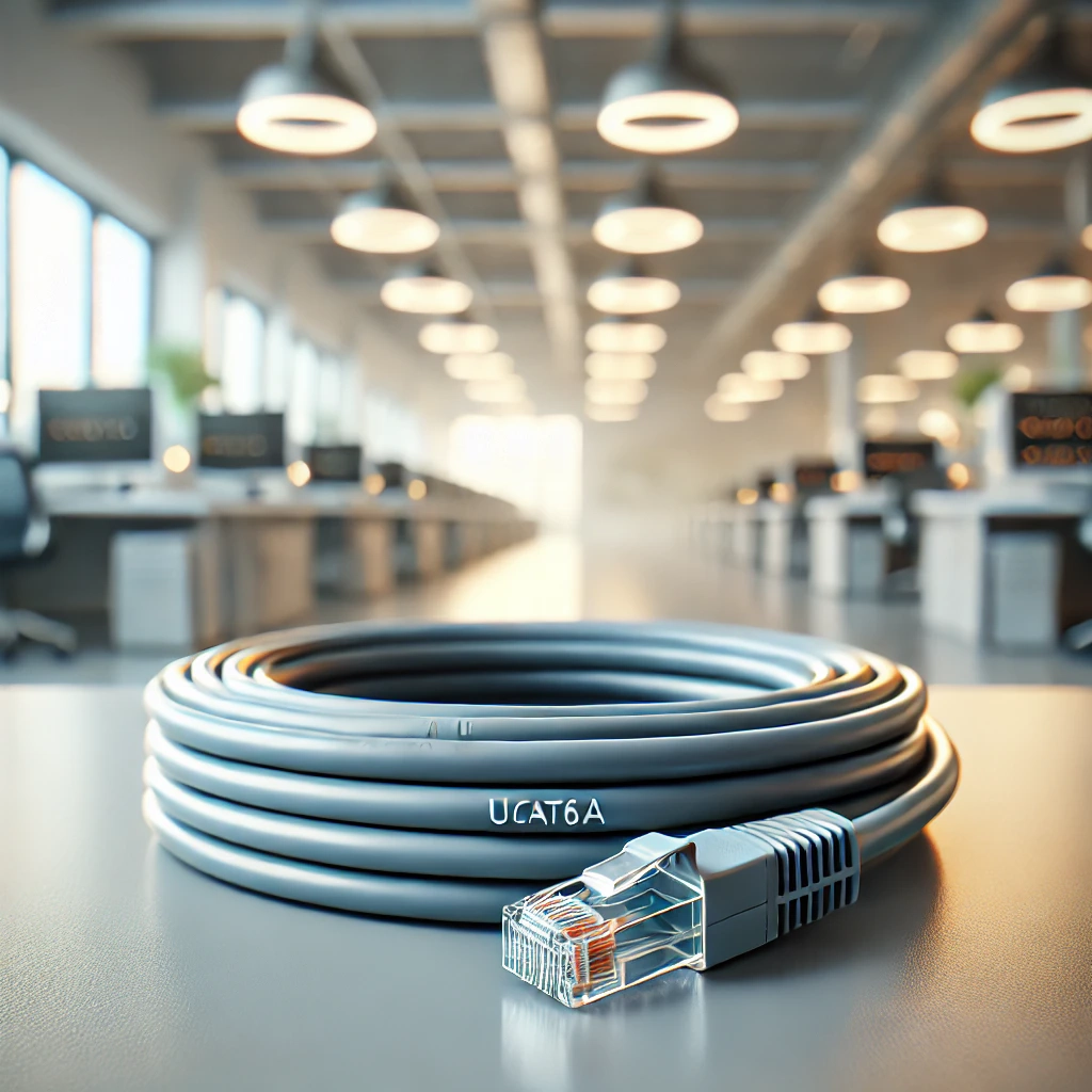 CAT6A U/UTP Patch Kablo - 25cm, Gri