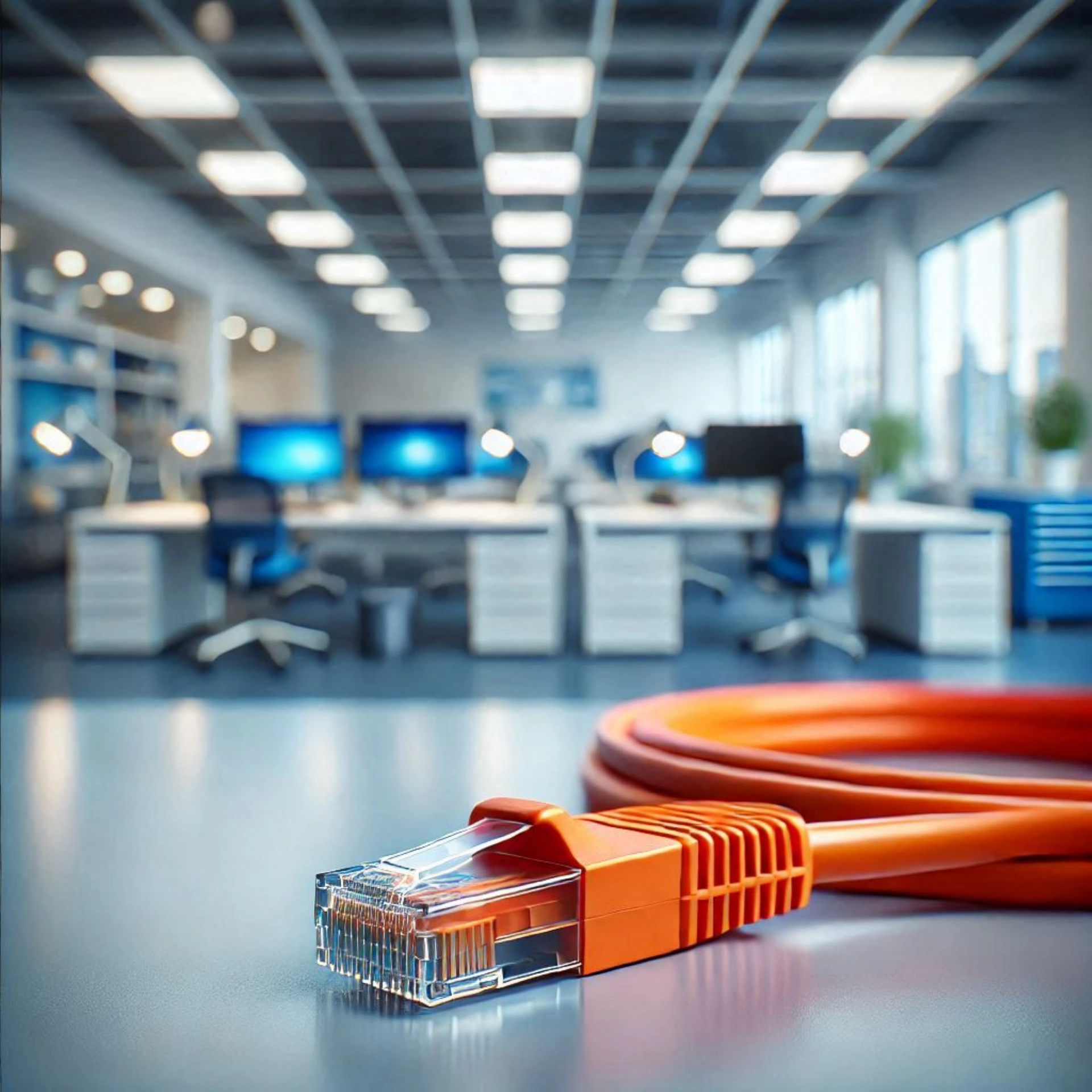 CAT6A S/FTP Patch Kablo - 25cm, Turuncu