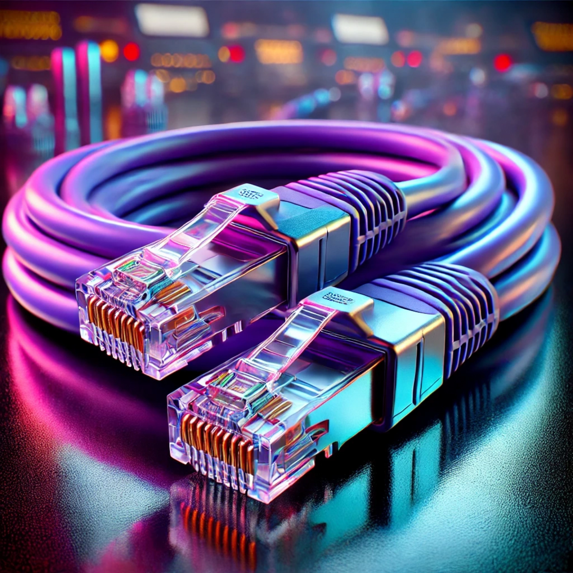 CAT7 Patch Kablo - 25 metre, Mor