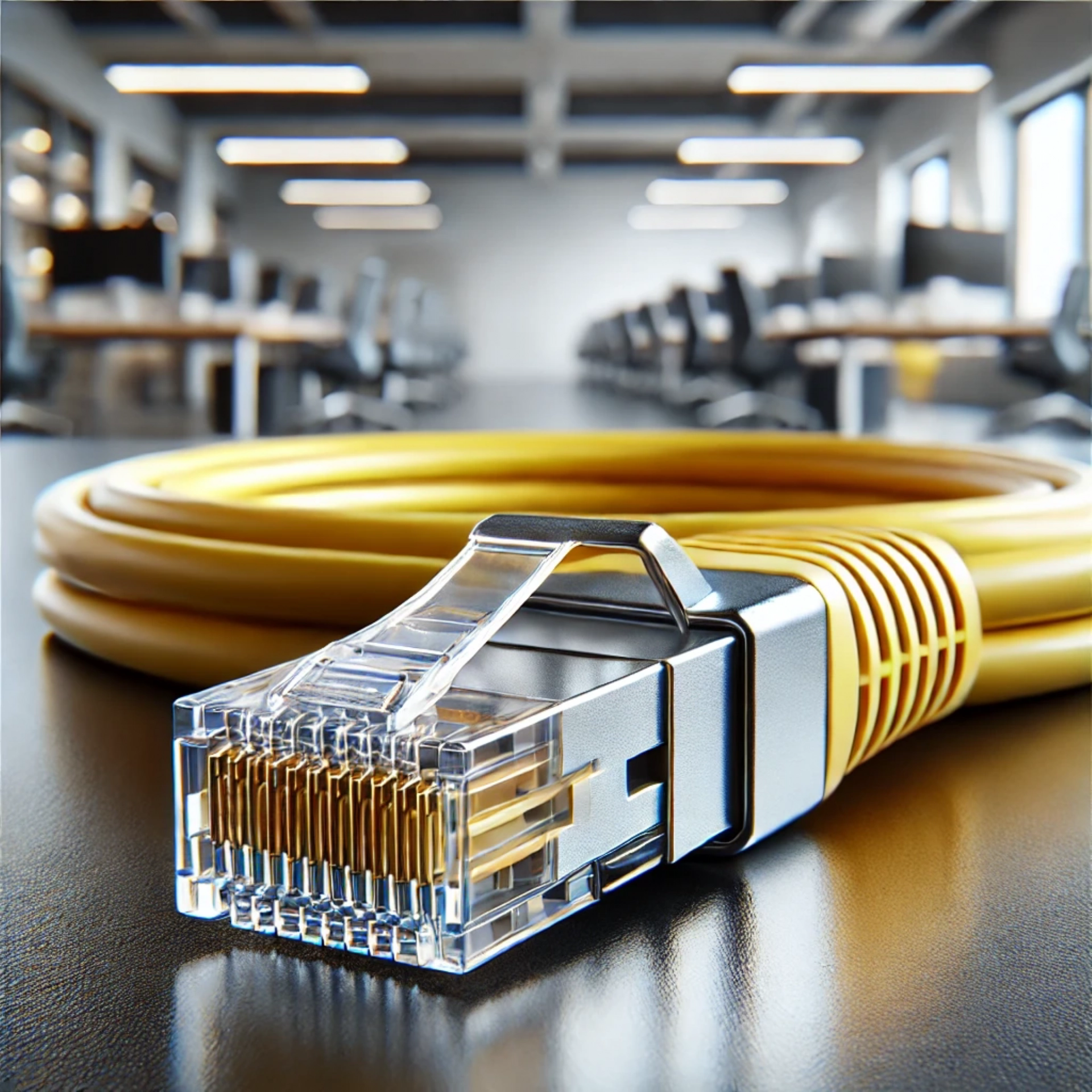 CAT7 Patch Kablo - 2 metre, Sarı