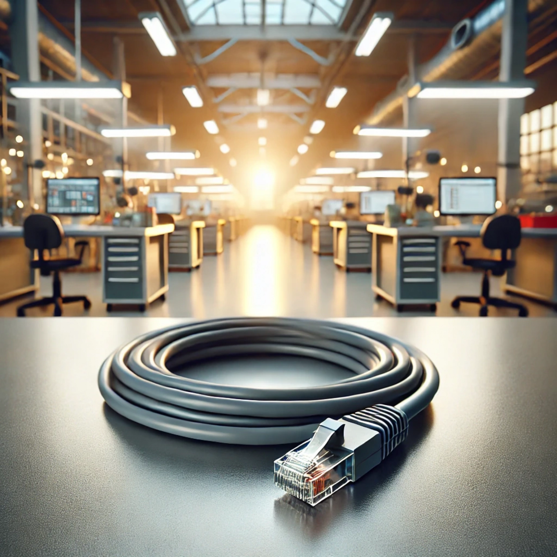 CAT6A SF/UTP Patch Kablo - 3 metre, Gri