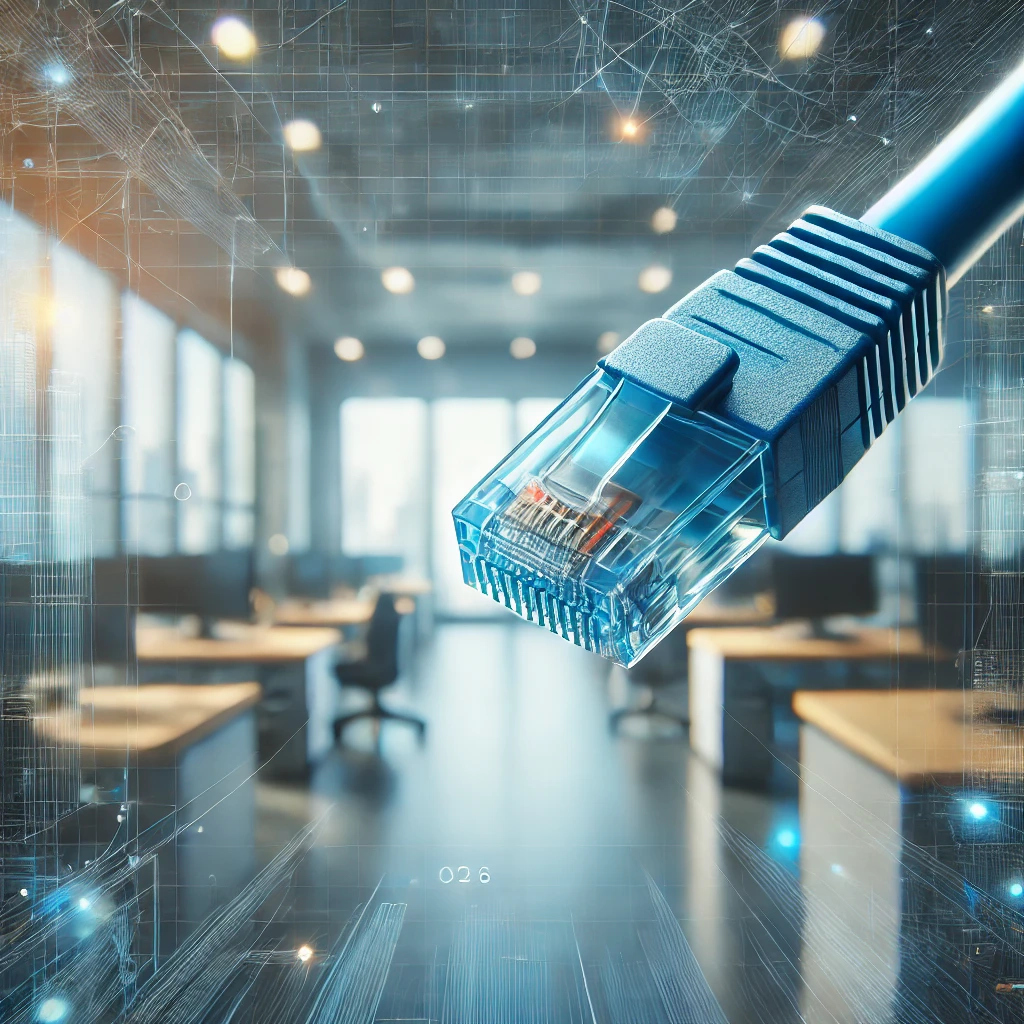 CAT6 Patch Kablo, 30cm, Mavi