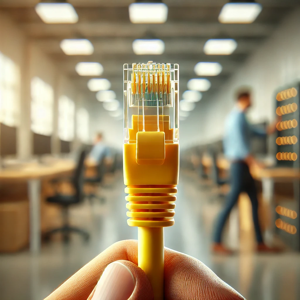 CAT6 Patch Kablo, 30 metre, Sarı