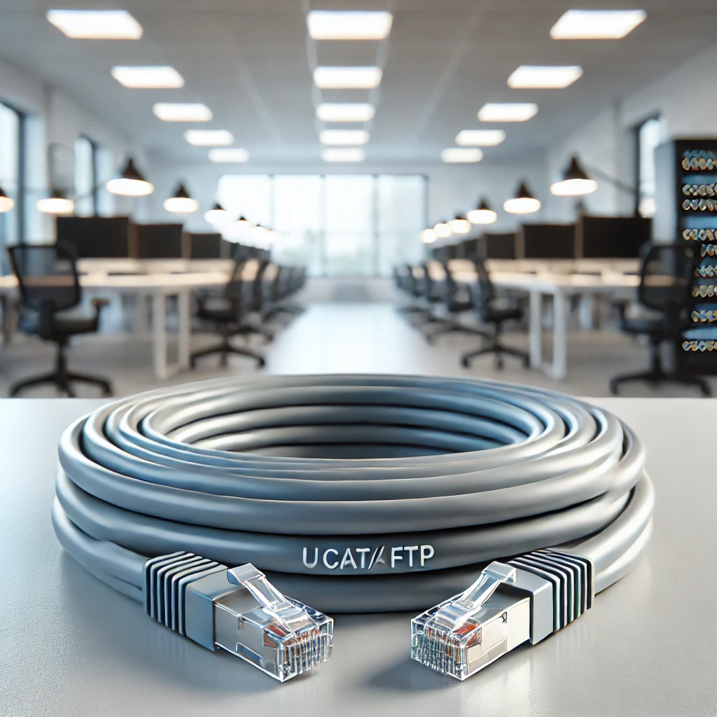 CAT6A U/FTP Patch Kablo - 30cm, Gri