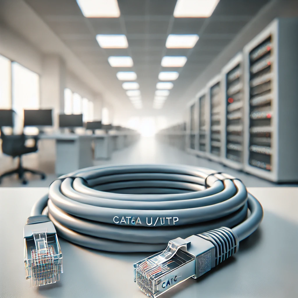 CAT6A U/UTP Patch Kablo - 30cm, Gri