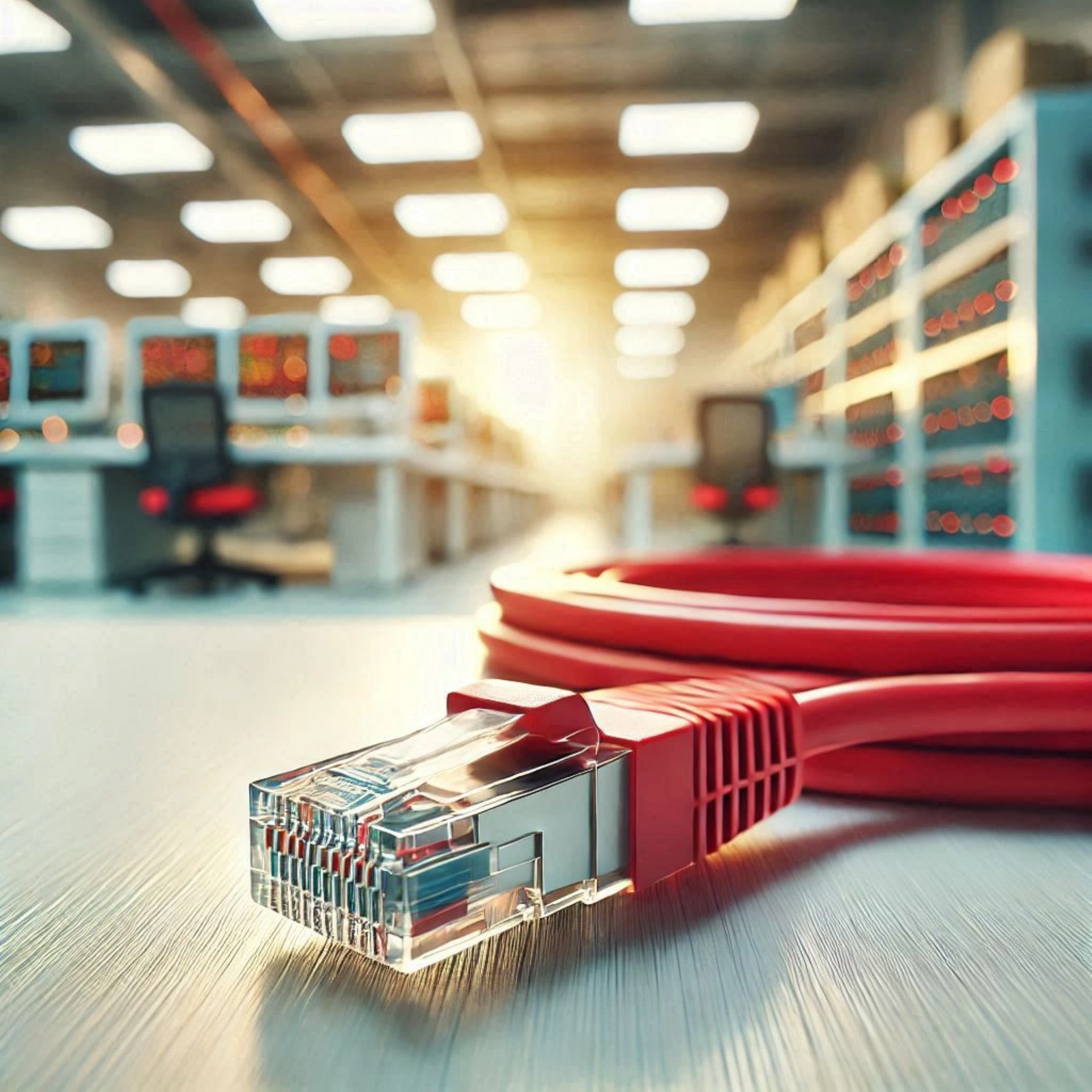 CAT6A S/FTP Patch Kablo - 30cm, Kırmızı