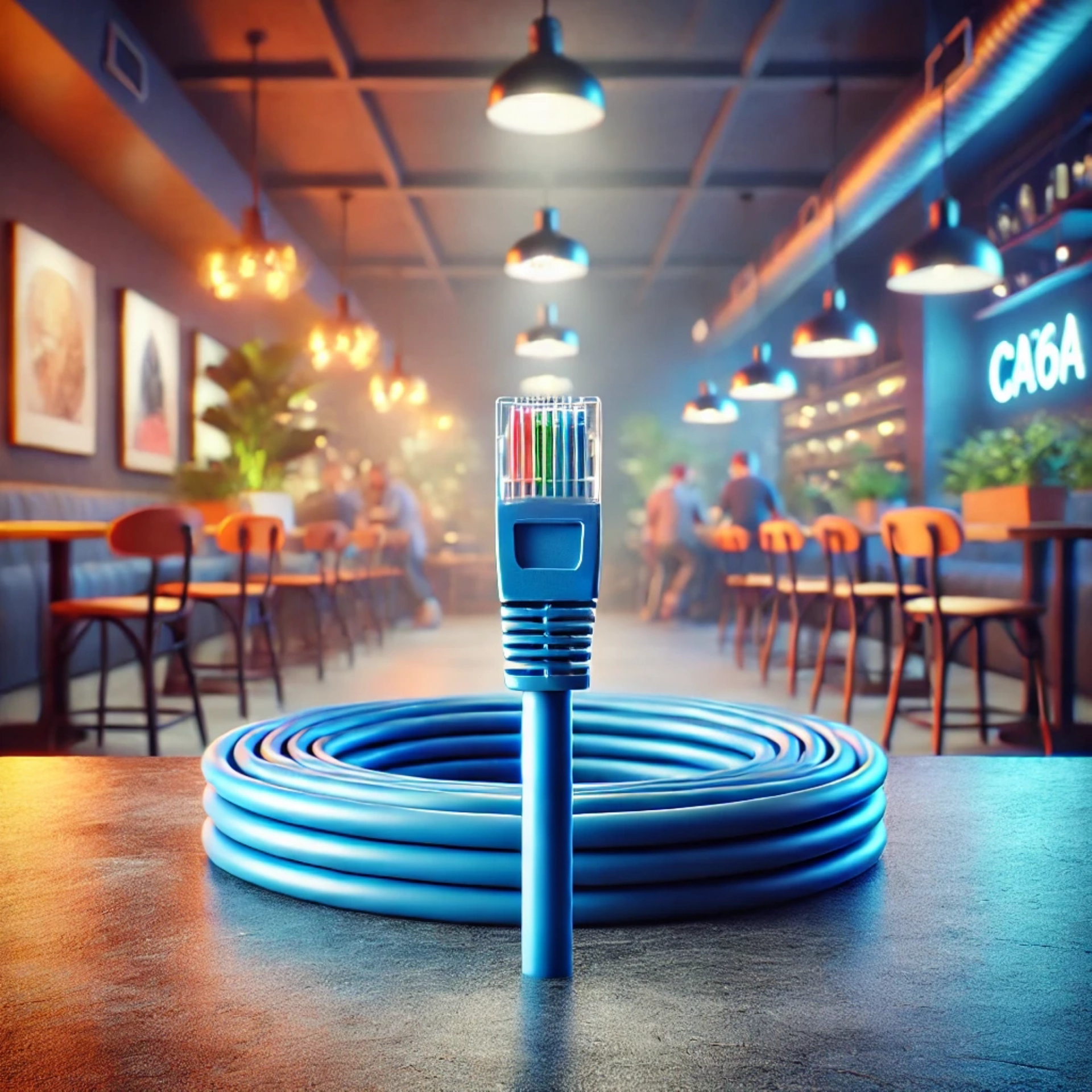 CAT6A F/UTP Patch Kablo - 30cm, Mavi