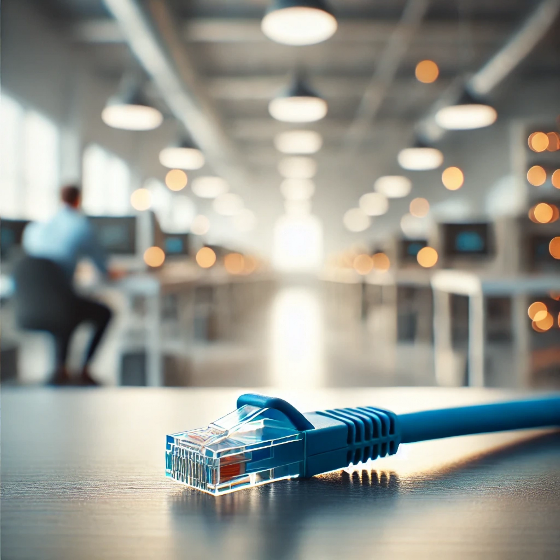 CAT6A U/FTP Patch Kablo - 30cm, Mavi