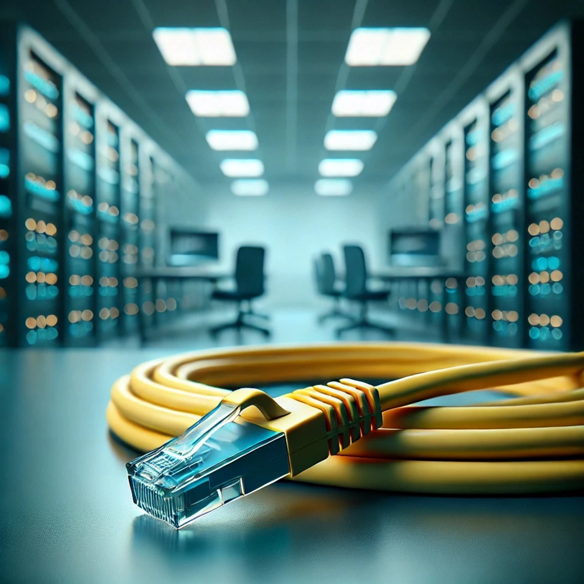 CAT6A U/UTP Patch Kablo - 30 metre, Sarı