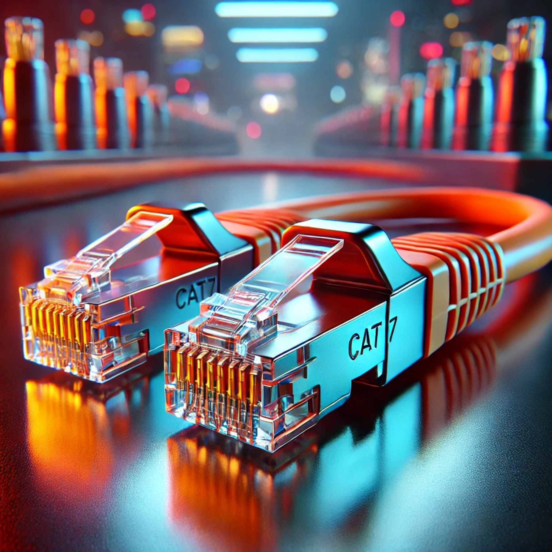 CAT7 Patch Kablo - 30 metre, Turuncu