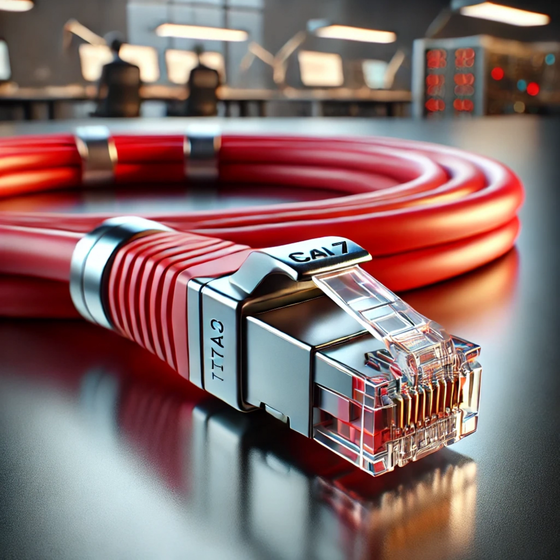 CAT7 Patch Kablo - 3 metre, Kırmızı