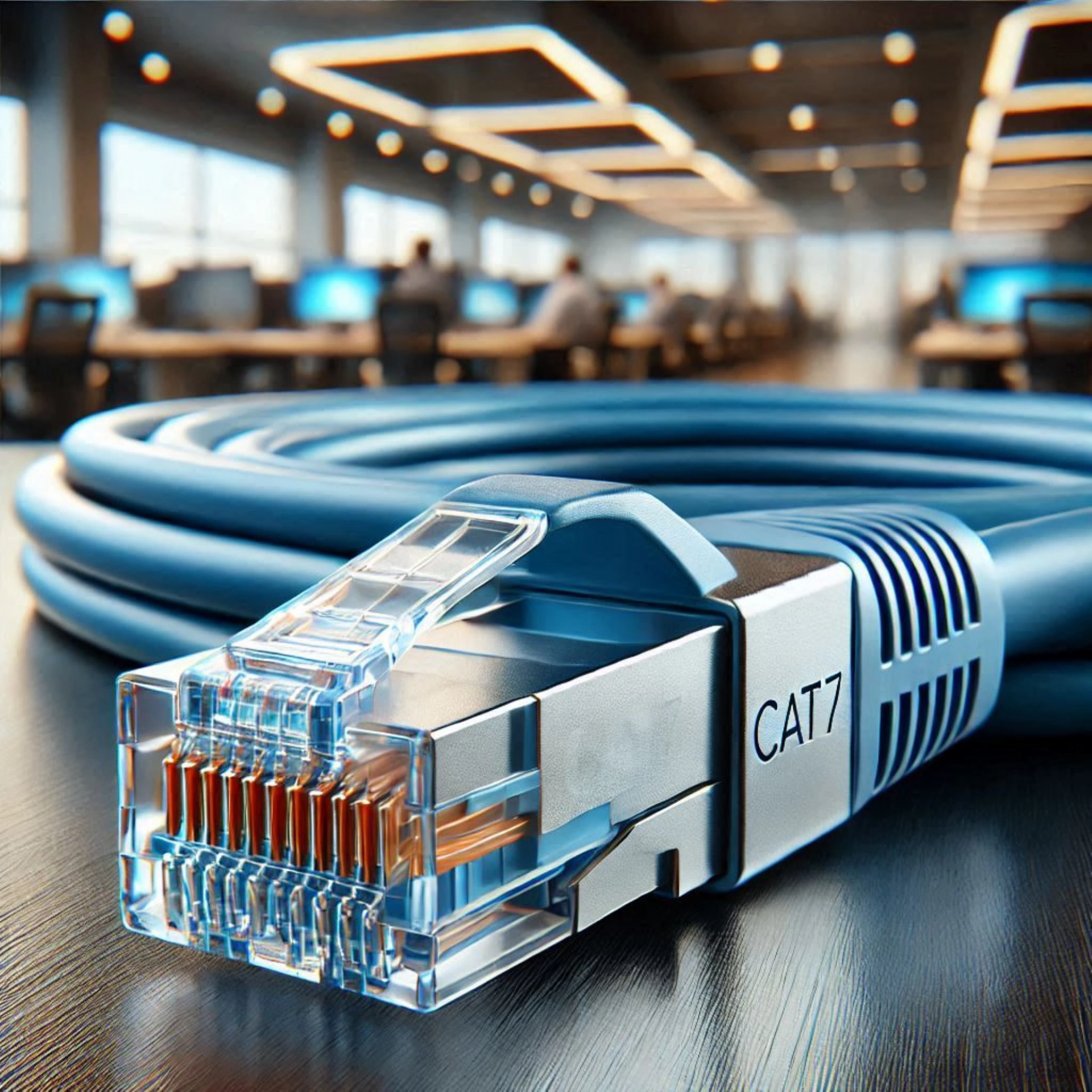 CAT7 Patch Kablo - 3 metre, Mavi