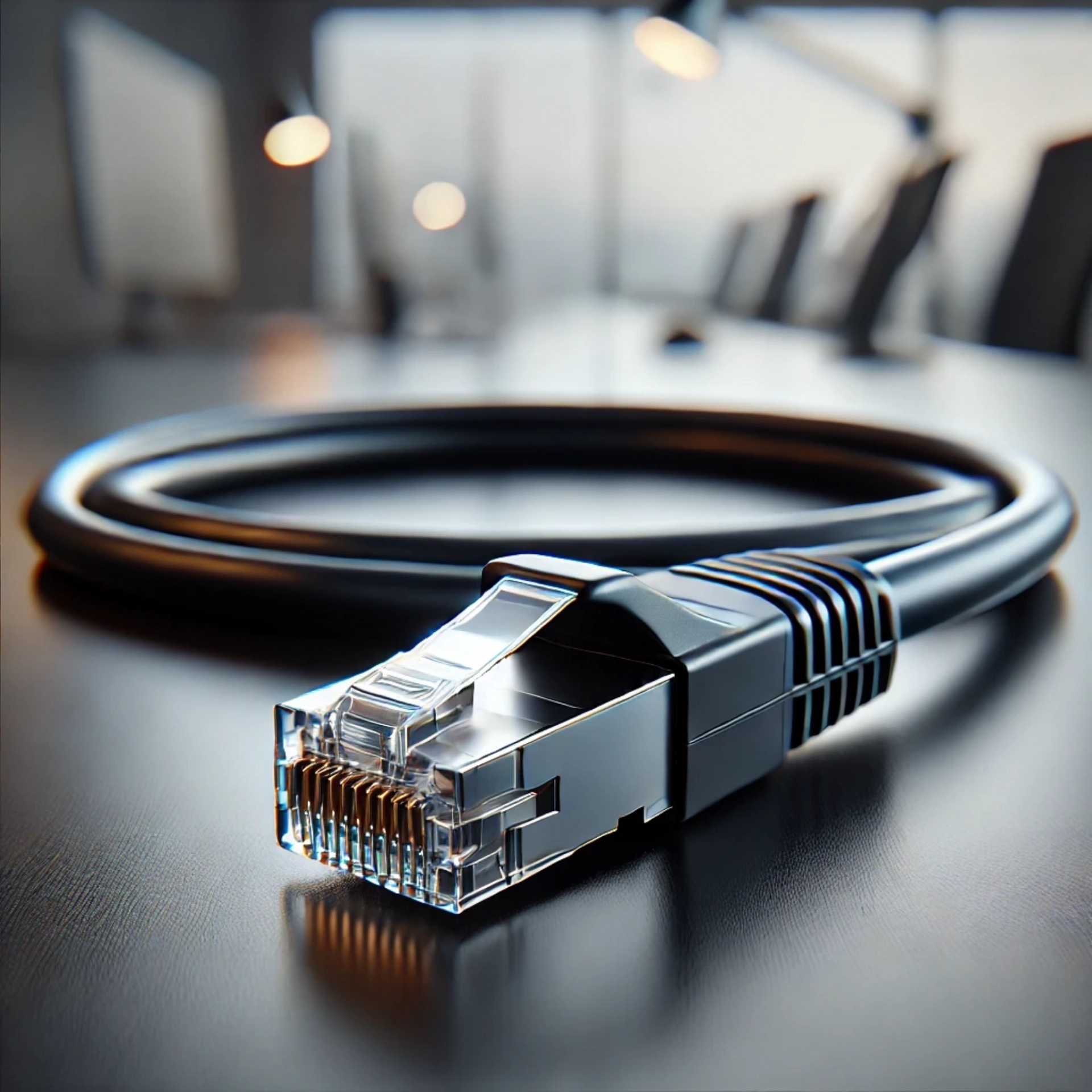 CAT7 Patch Kablo - 3 metre, Siyah