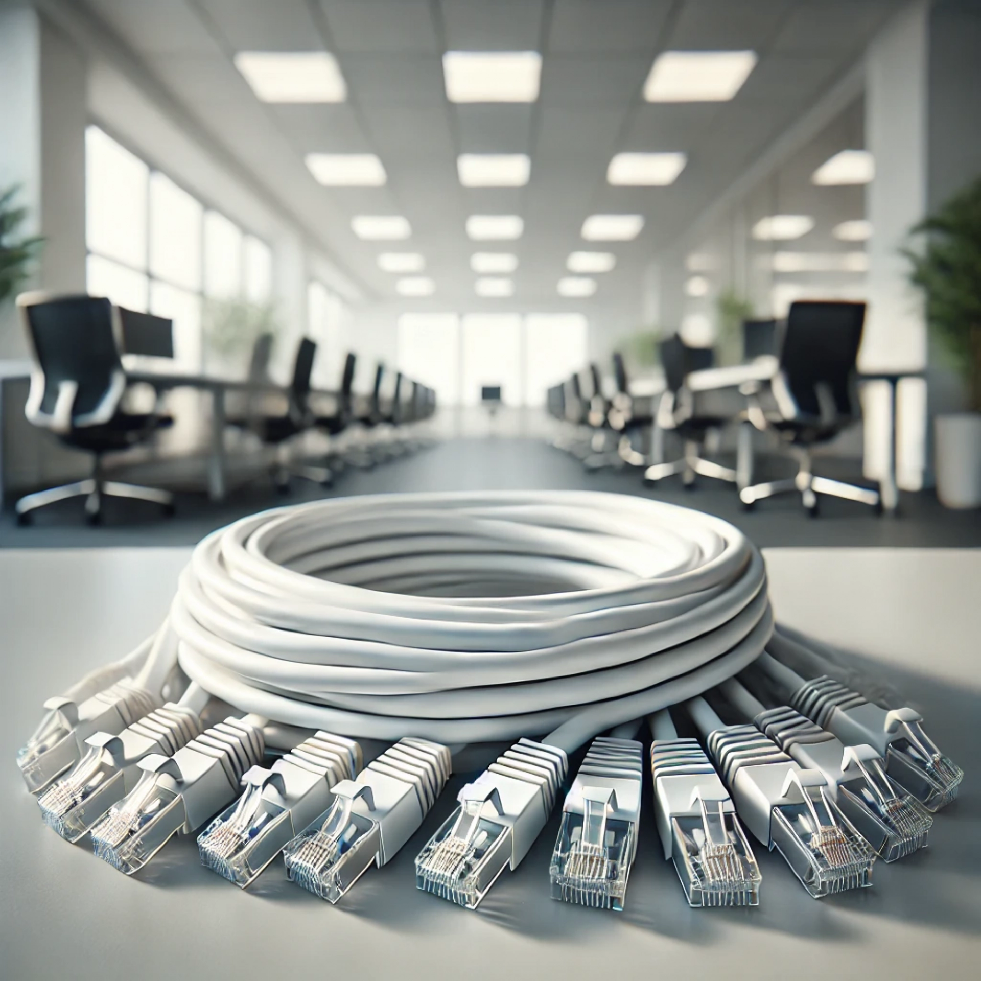 CAT6A S/UTP Patch Kablo - 40 metre, Beyaz