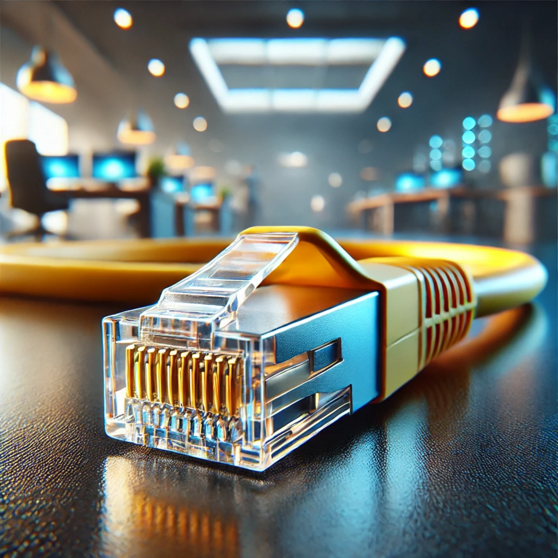 CAT7 Patch Kablo - 40 metre, Sarı