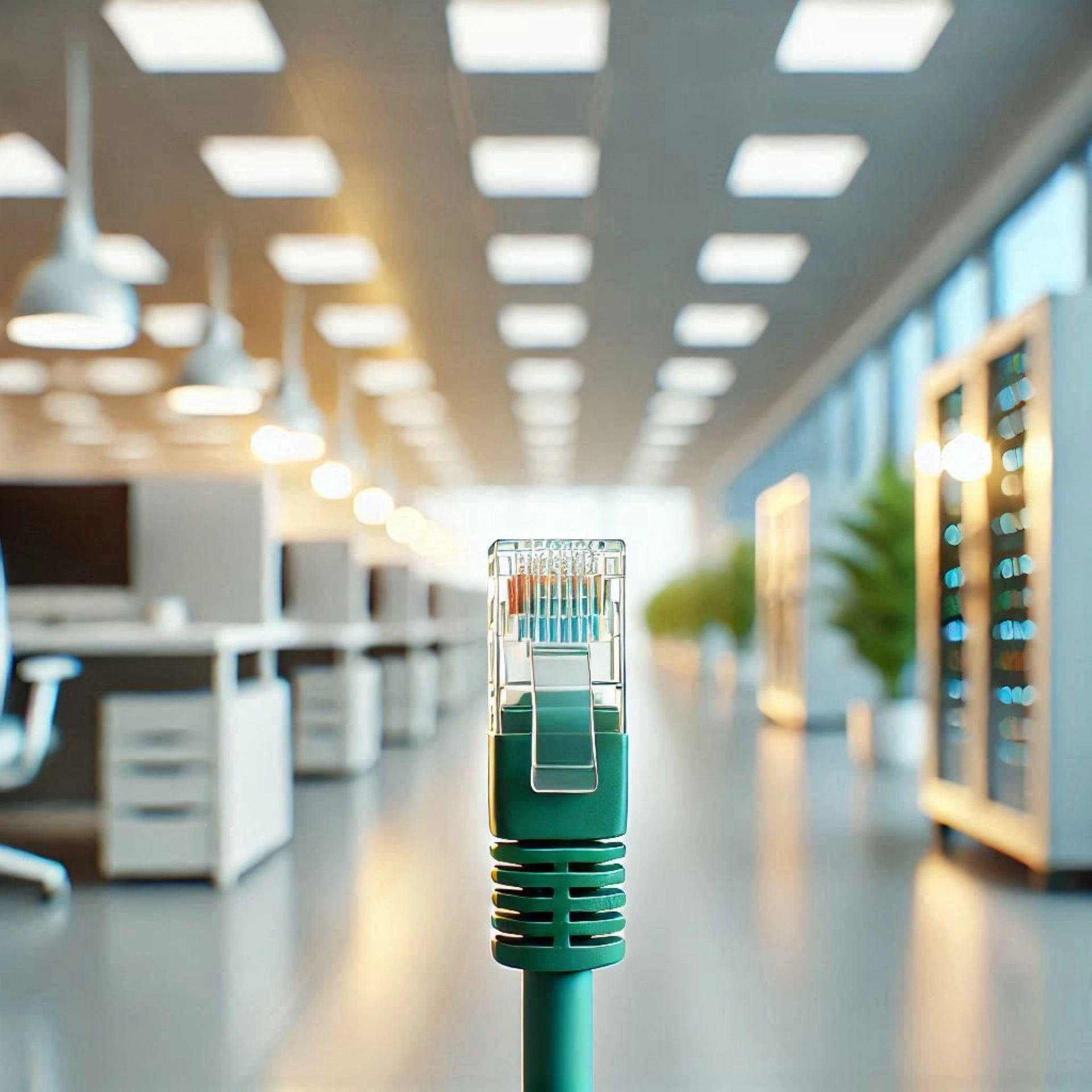 CAT6A SF/UTP Patch Kablo - 40 metre, Yeşil