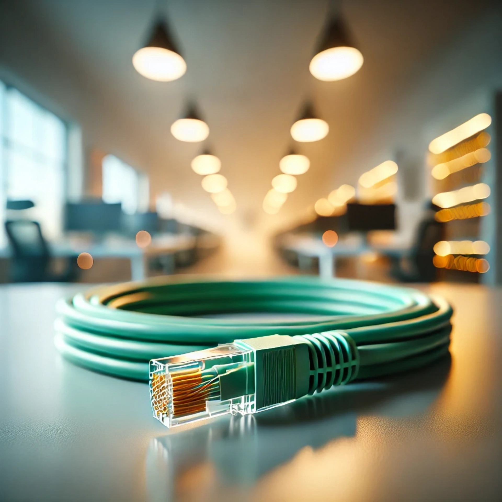 CAT6A SF/UTP Patch Kablo - 5 metre, Yeşil