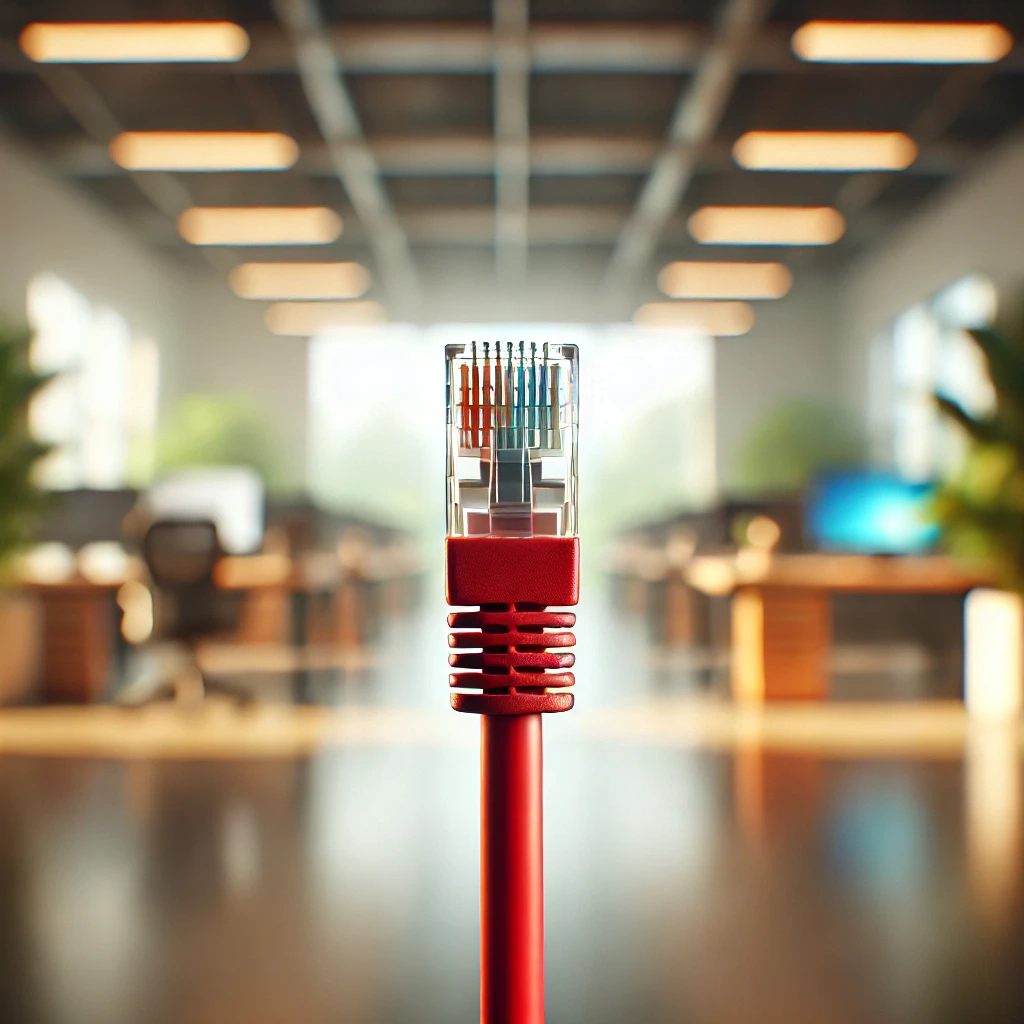 CAT6 Patch Kablo, 50cm, Kırmızı