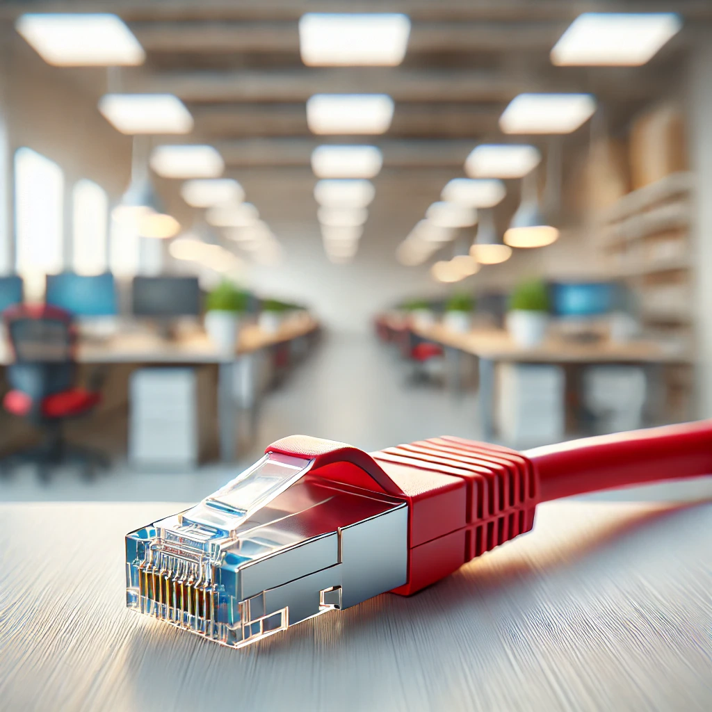 CAT6 Patch Kablo, 50 metre, Kırmızı